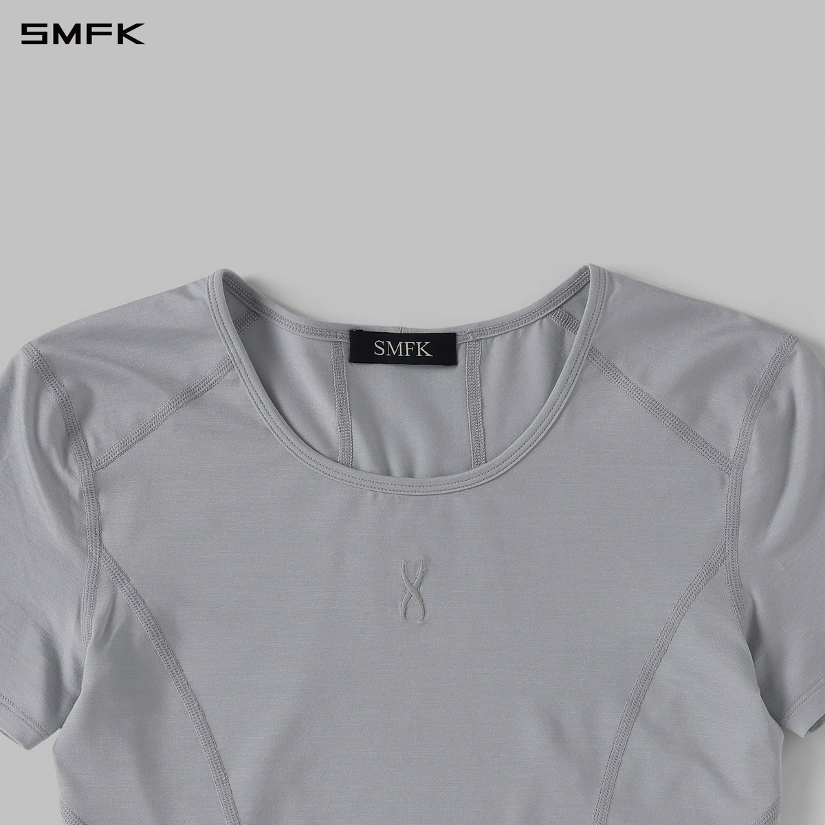MIRAGE SIREN MEDITATE SPORTS LONG TEE/LENZING TENCEL+MODAL GLACIER GREY