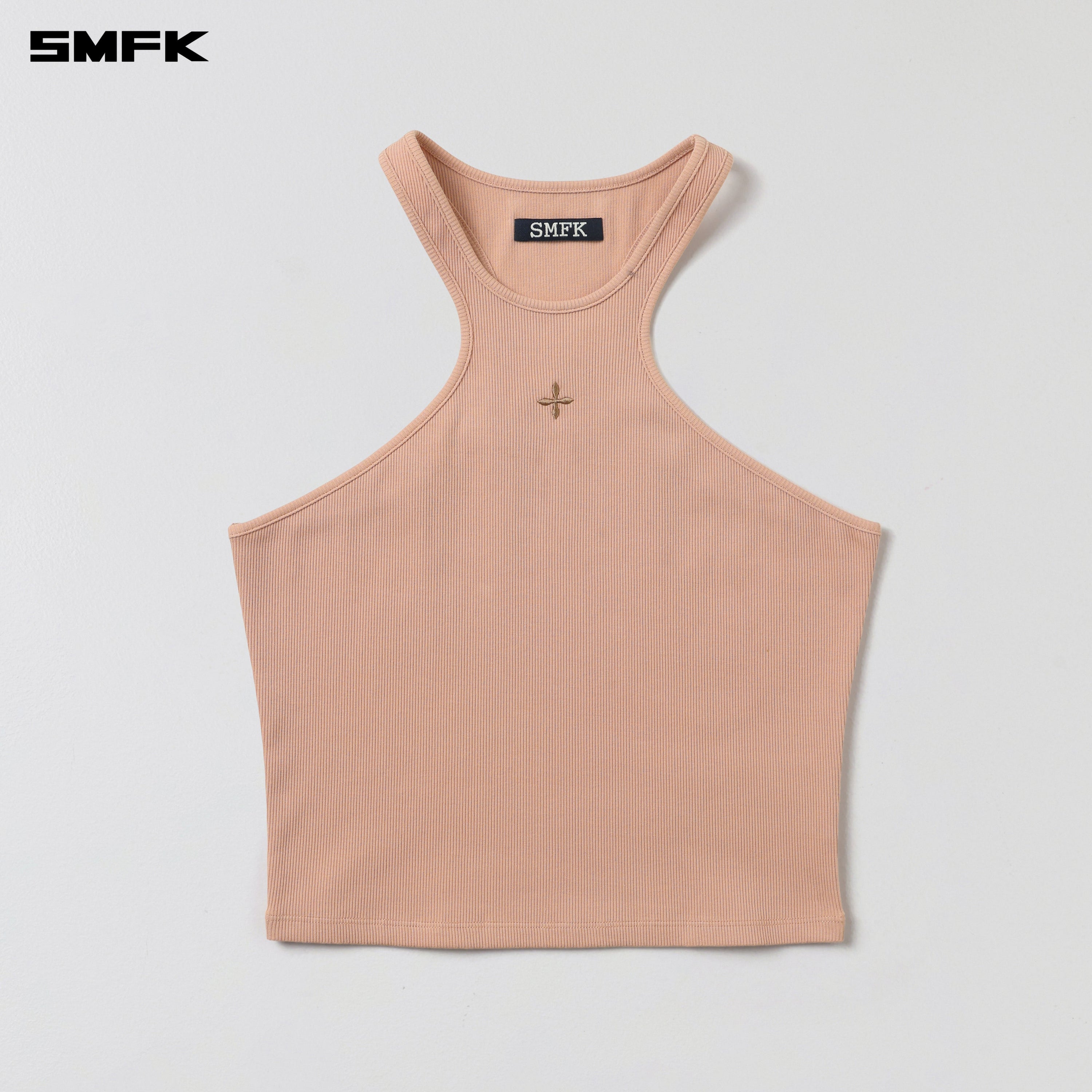 POISE X-NECK TANK / COTTON SAND