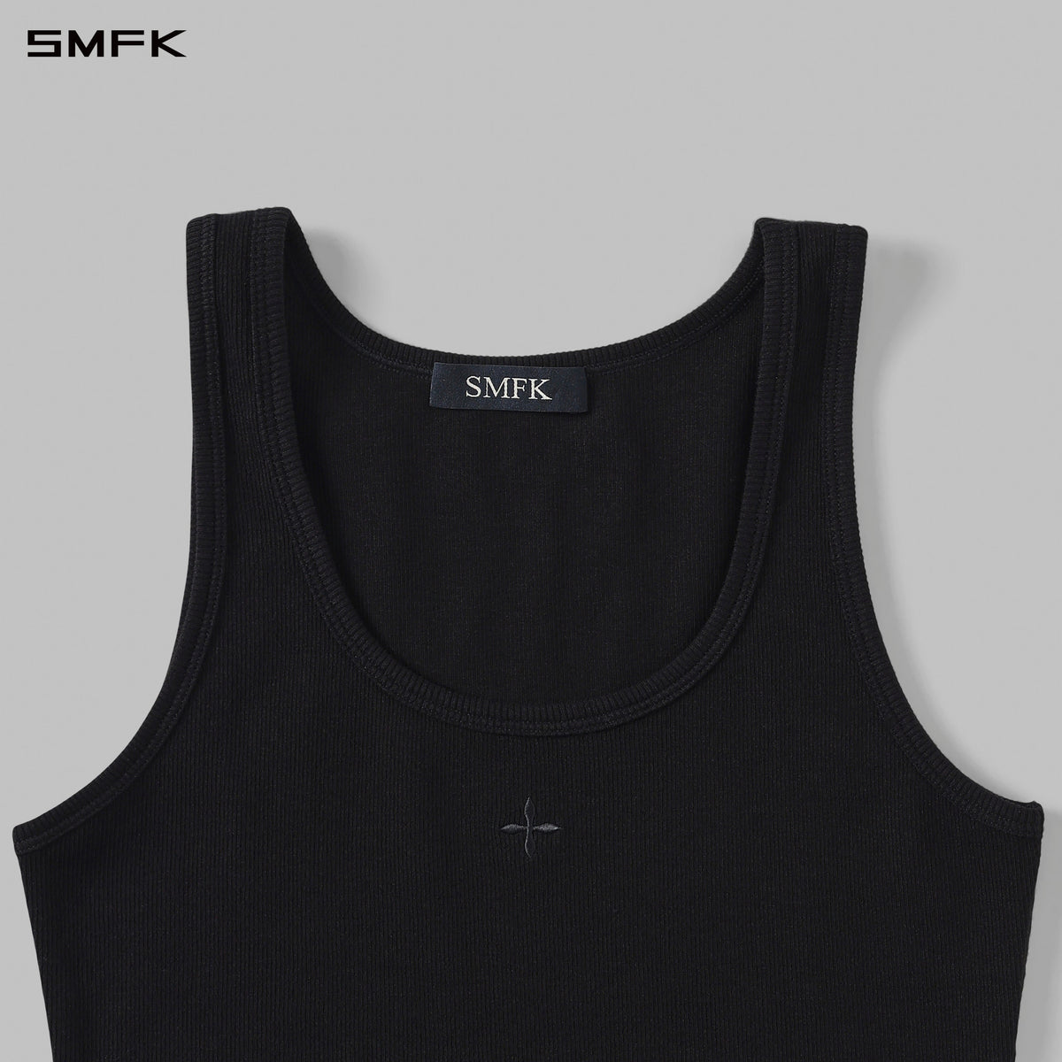 POISE MULTI TANK /COMBED COTTON+LYCRA WILD BLACK