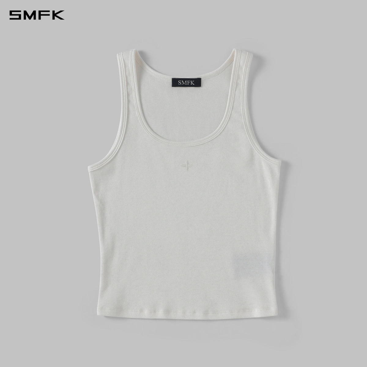 POISE MULTI TANK /COMBED COTTON+LYCRA CLOUD WHITE