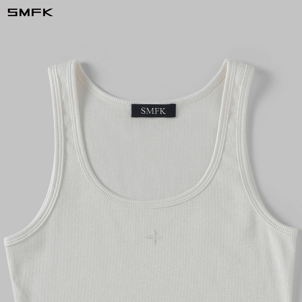 POISE MULTI TANK /COMBED COTTON+LYCRA CLOUD WHITE