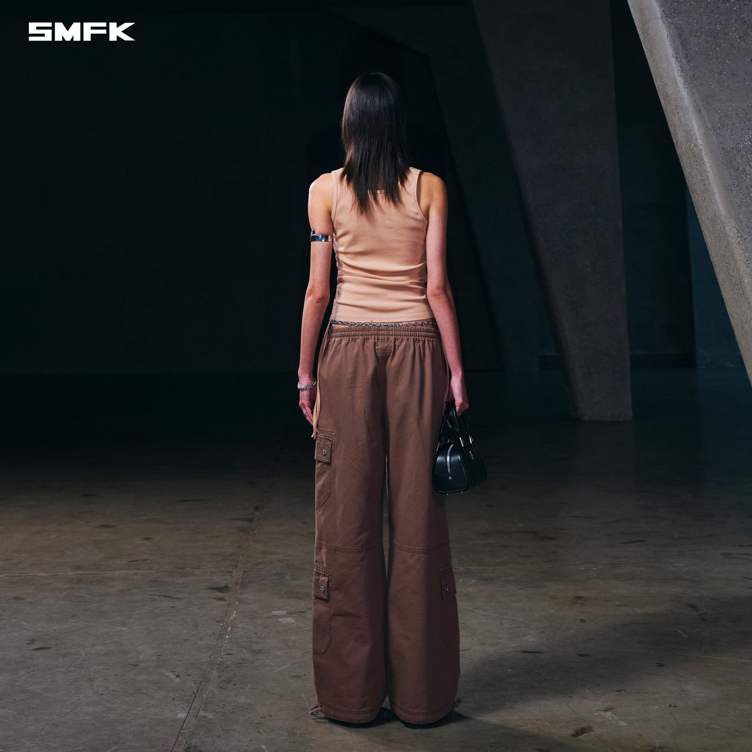 POISE ROPE LONG TANK / COTTON SAND