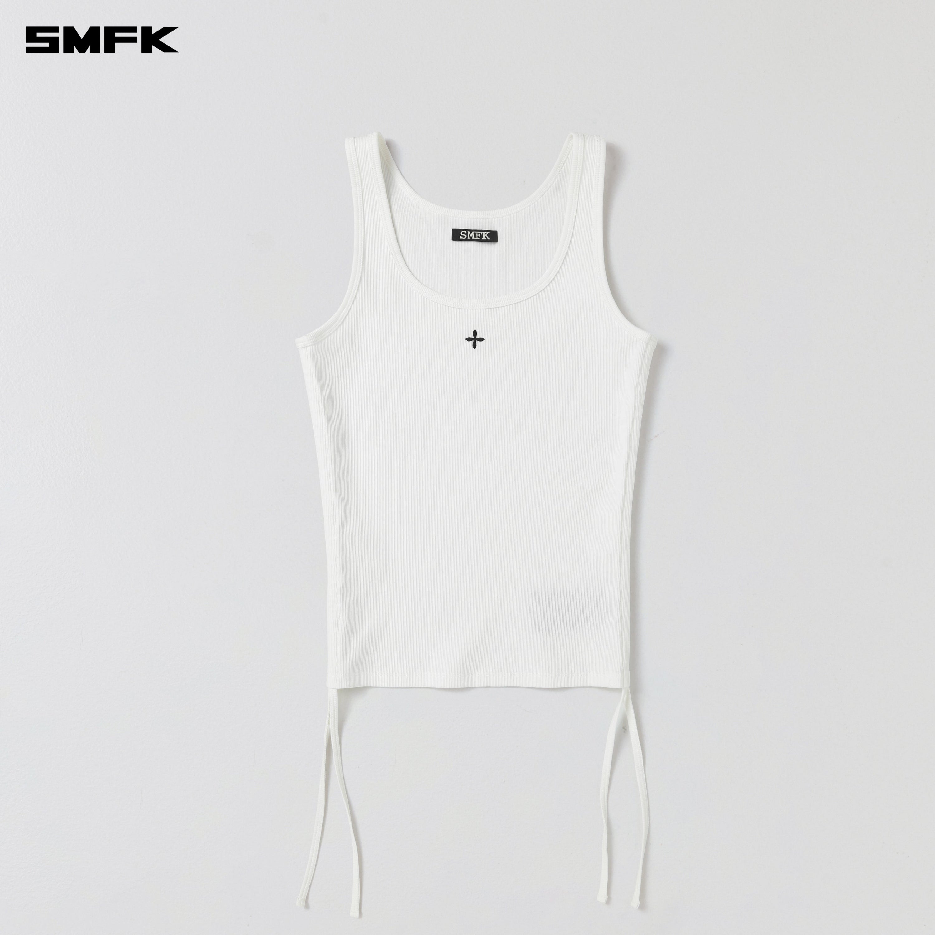 POISE ROPE LONG TANK / COTTON CLOUD WHITE