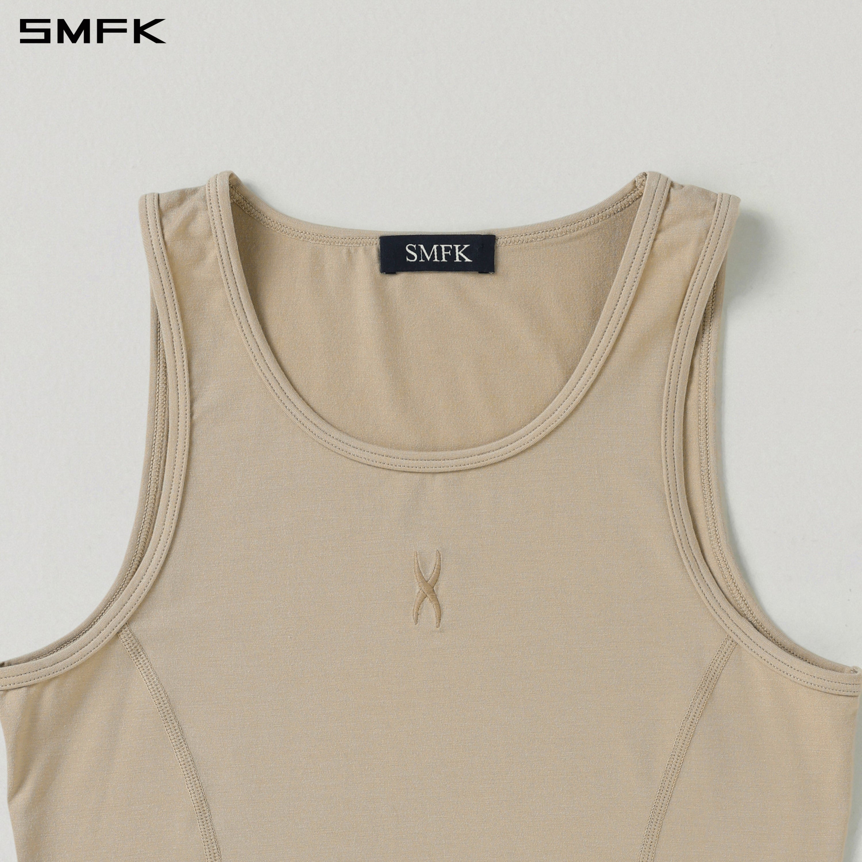MIRAGE SIREN ROUND-NECK LONG TANK/LENZING MODAL+SILK FRESH SKIN