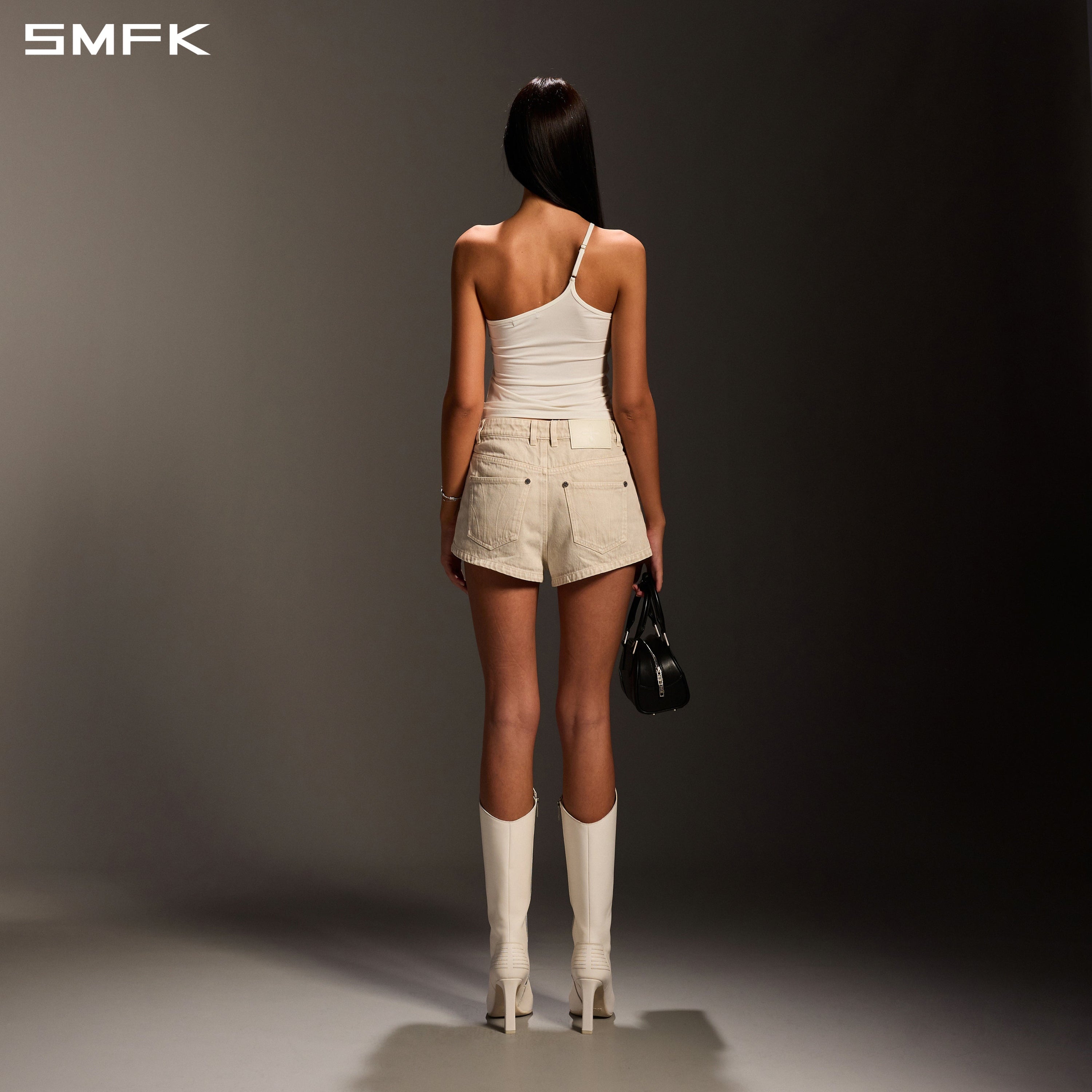 MIRAGE SIREN MELODY SLIM CAMISOLE/LENZING MODAL+SILK CLOUD WHITE