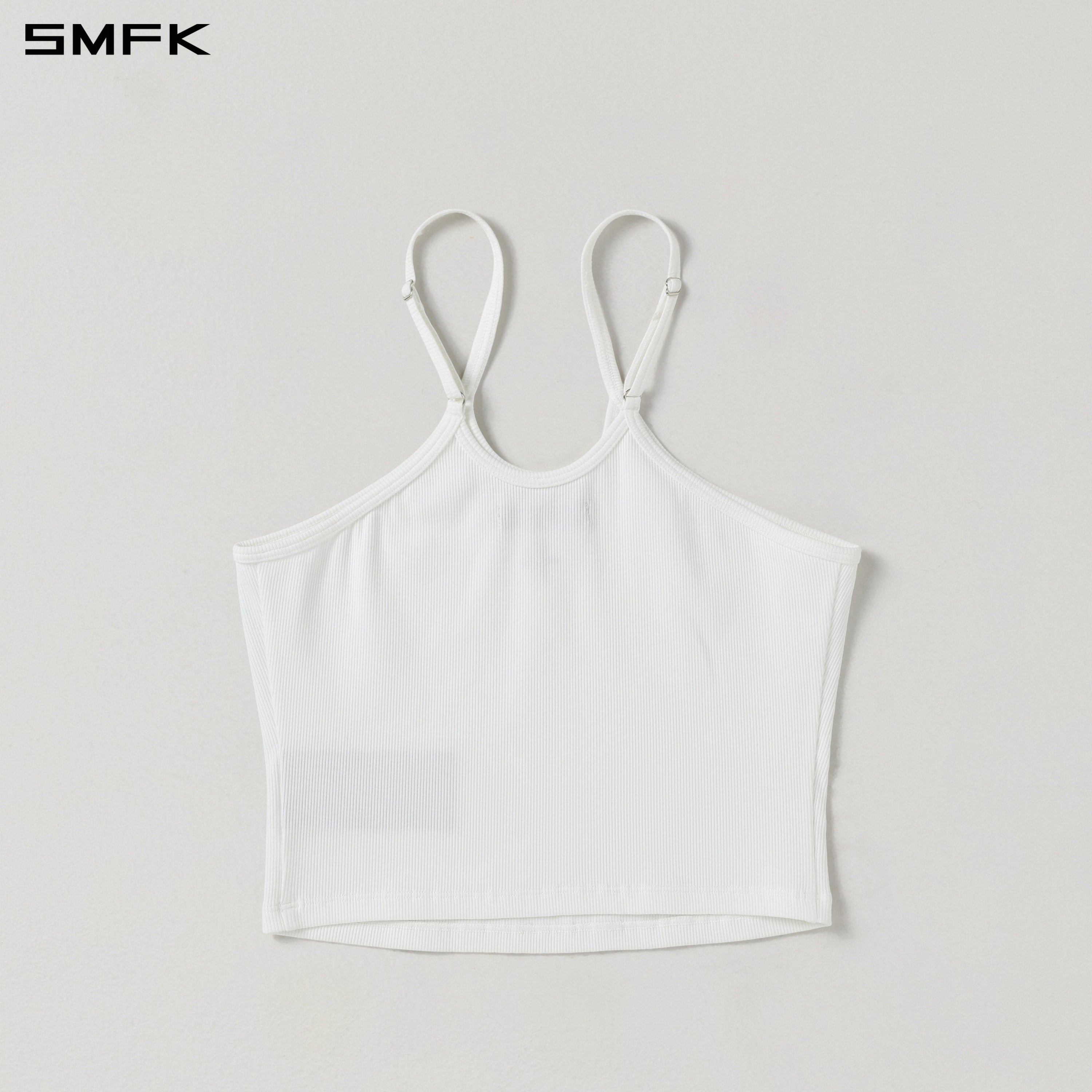 POISE ROUND-NECK CAMISOLE / COTTON CLOUD WHITE
