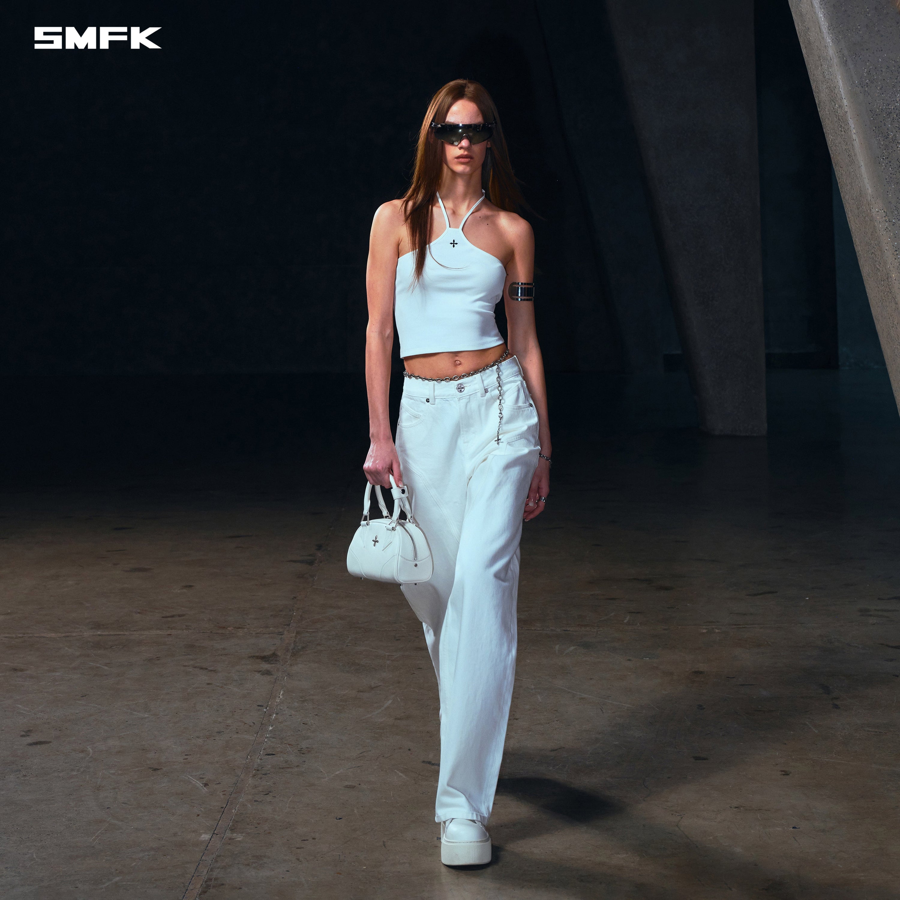 POISE ROPE TANK / COTTON CLOUD WHITE