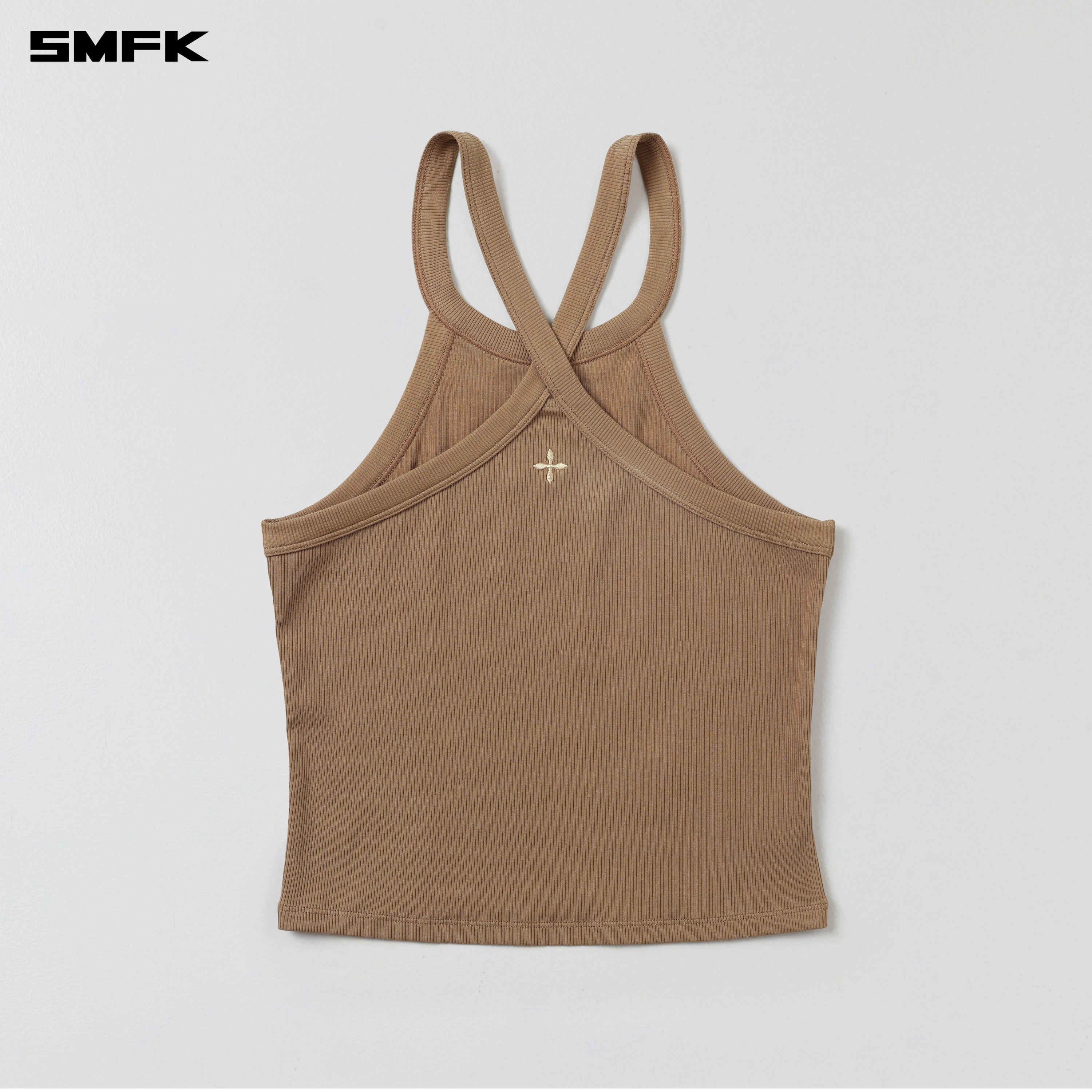 POISE X-LOOP CAMISOLE / COTTON WILD BROWN