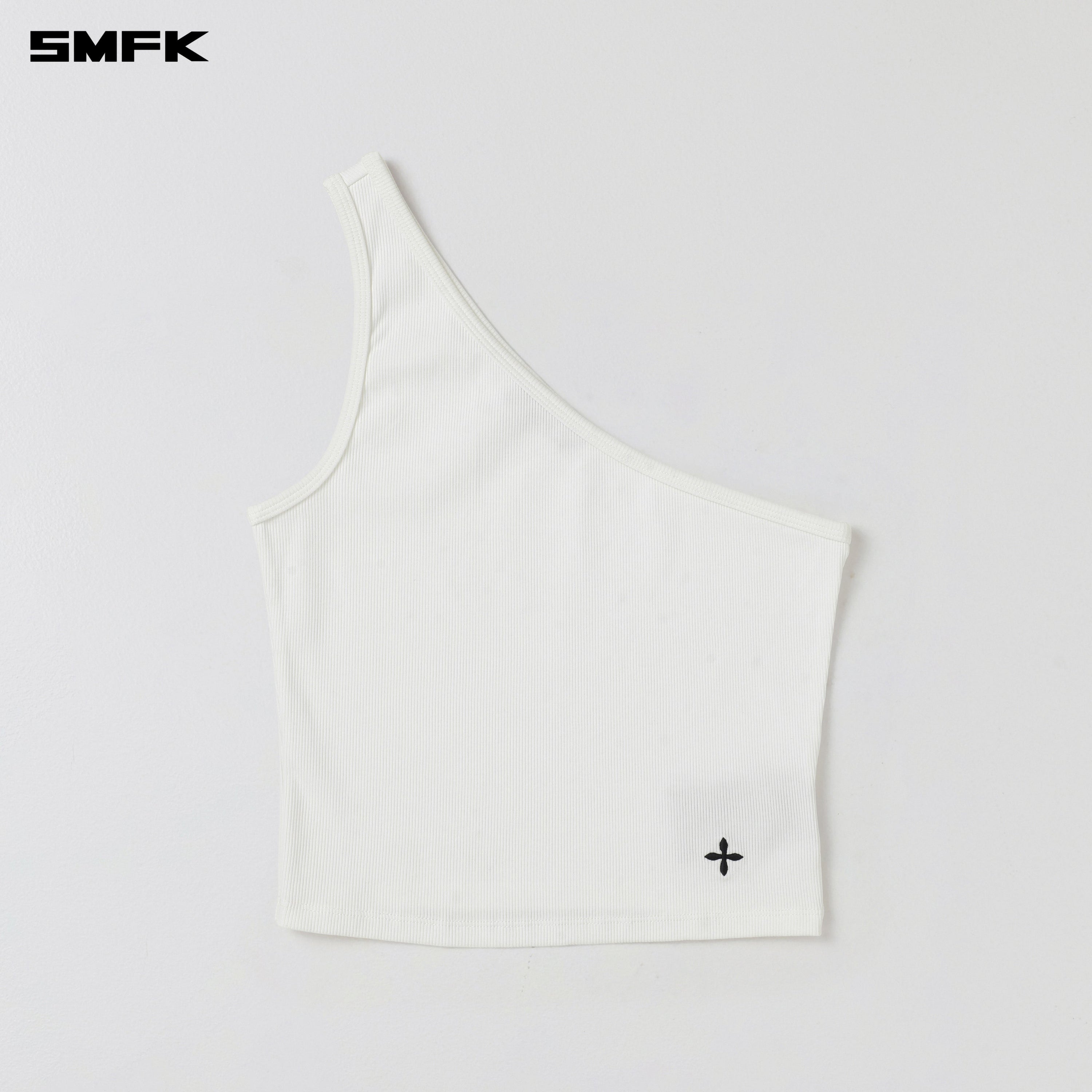 POISE JUNGLE LINES TANK/ COTTON CLOUD WHITE