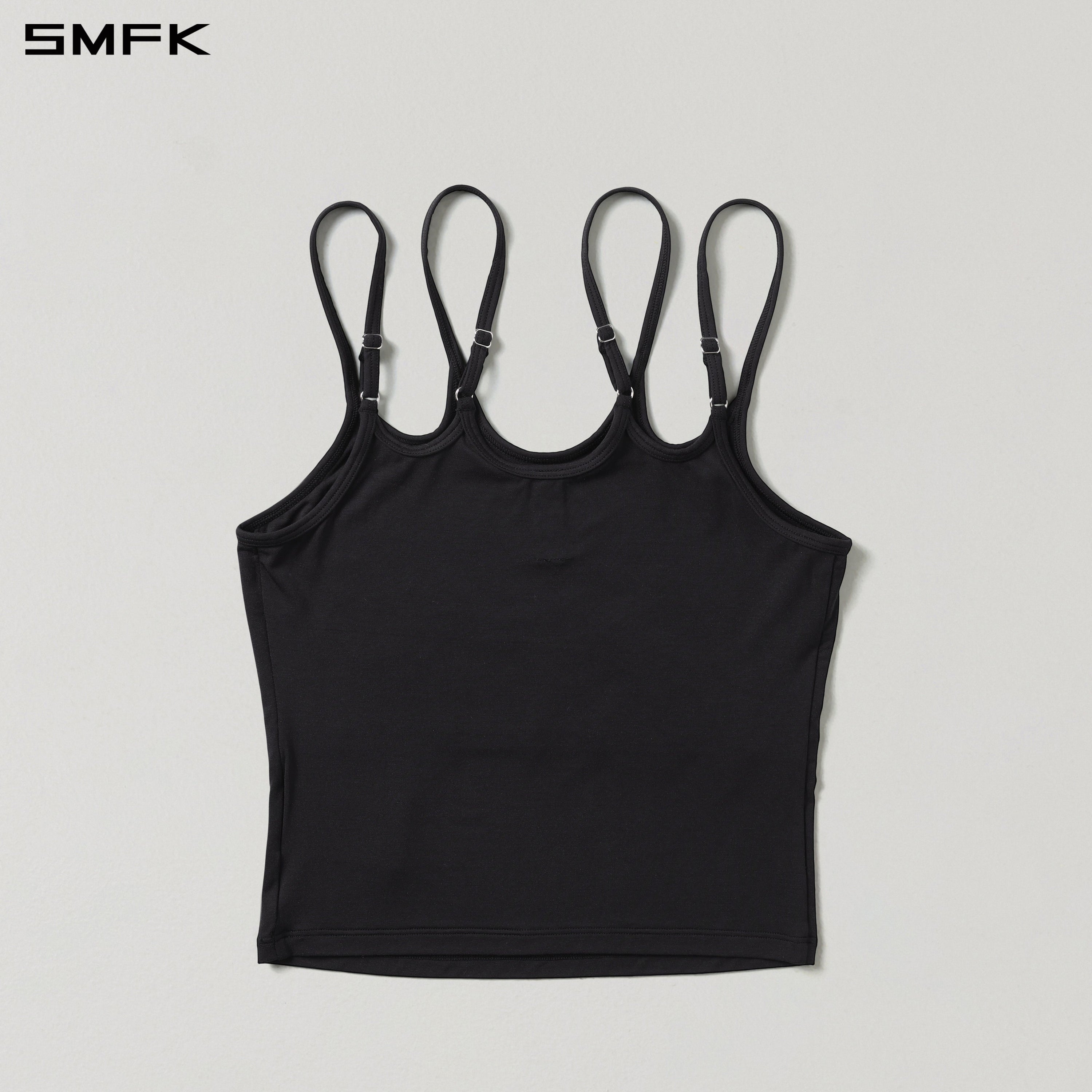 MIRAGE SIREN VISIONAL SLIM CAMISOLE/LENZING MODAL+SILK WILD BLACK