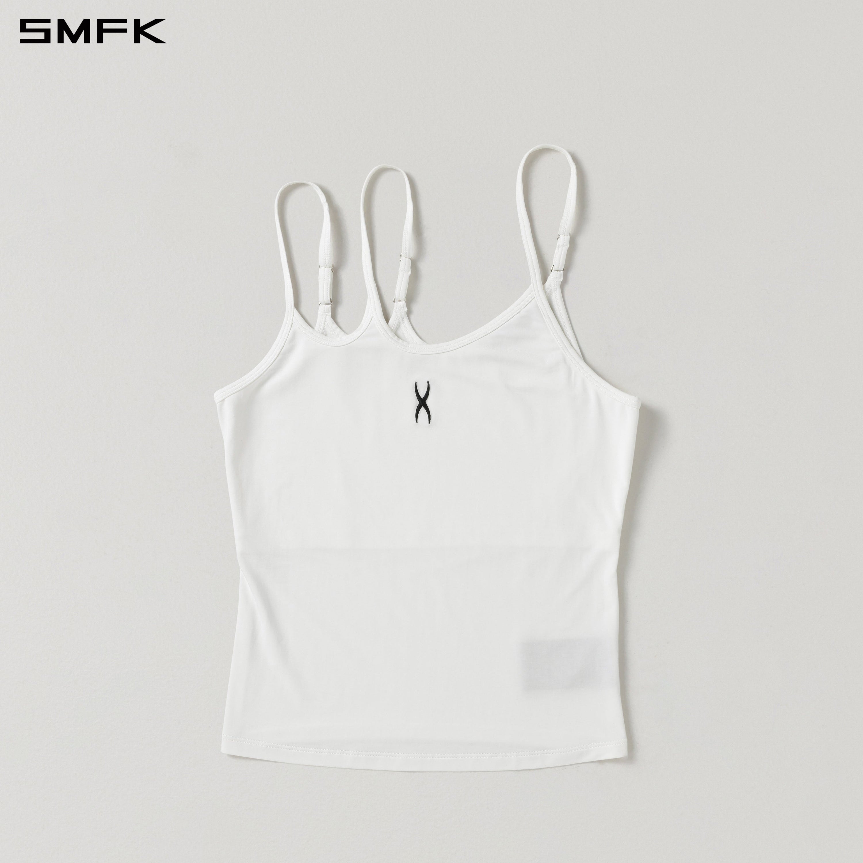 MIRAGE SIREN IMPERFECTION SPORTS SLIM CAMISOLE/LENZING MODAL+SILK CLOUD WHITE