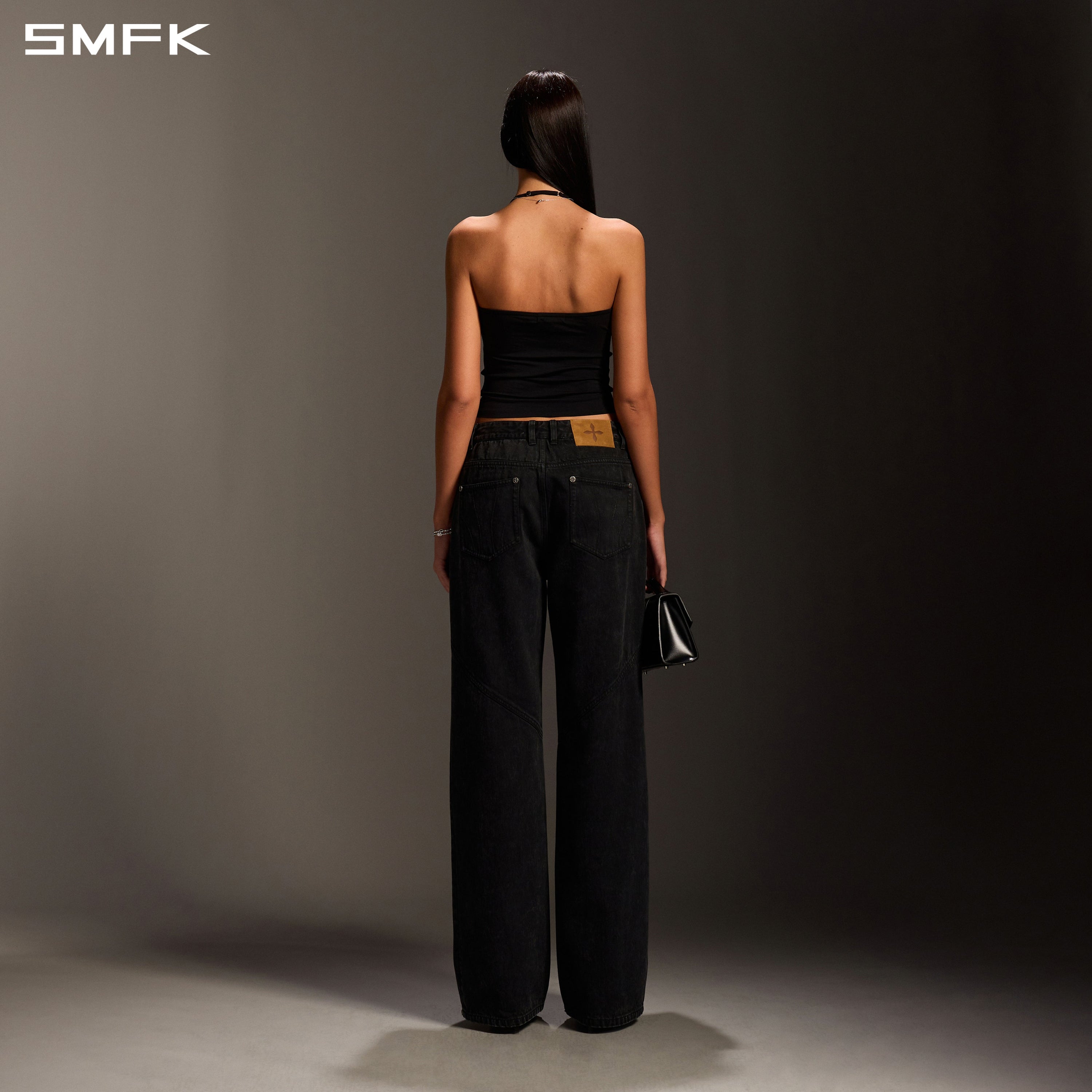MIRAGE SIREN MIX SLIM CAMISOLE/LENZING MODAL+SILK WILD BLACK
