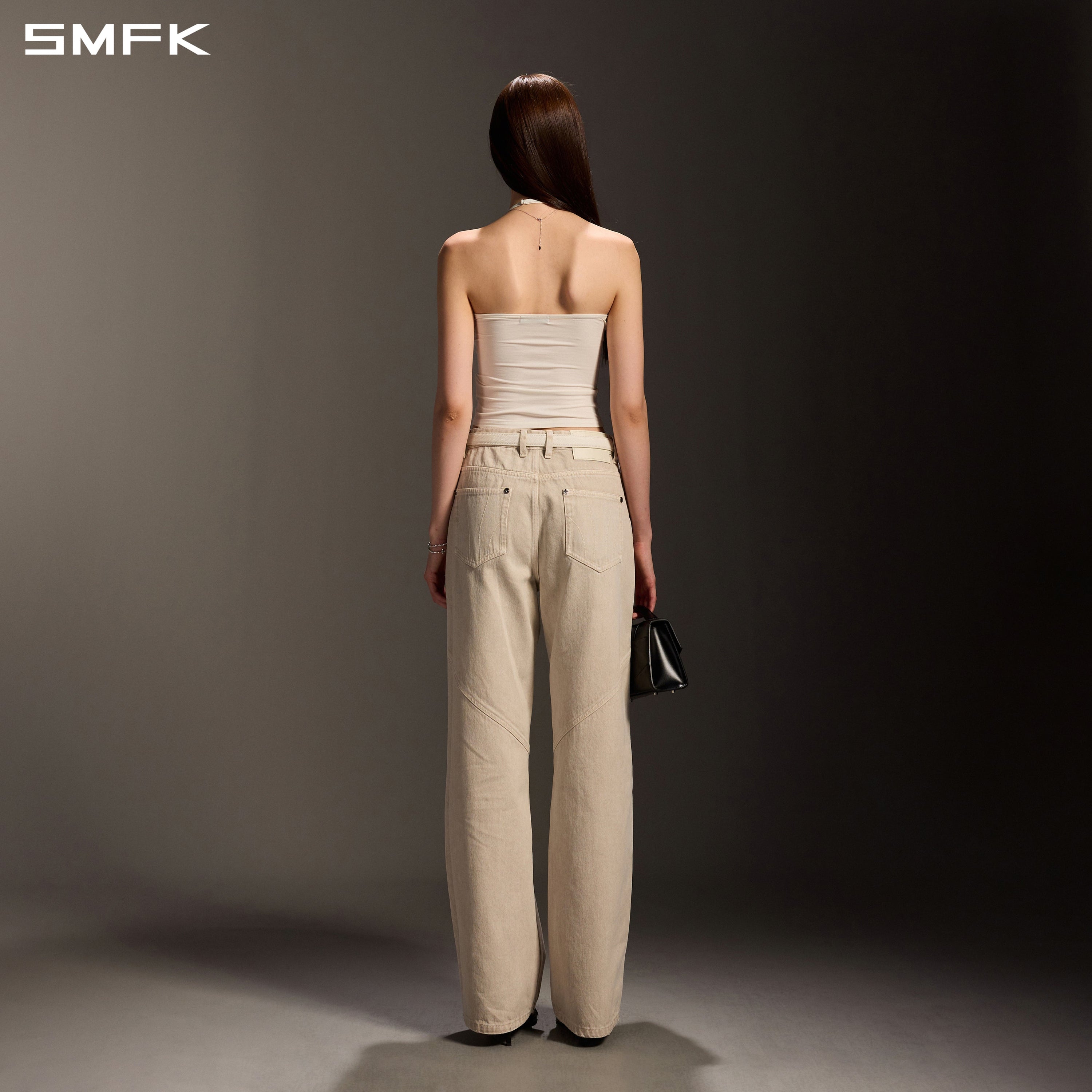 MIRAGE SIREN MIX SLIM CAMISOLE/LENZING MODAL+SILK CLOUD WHITE