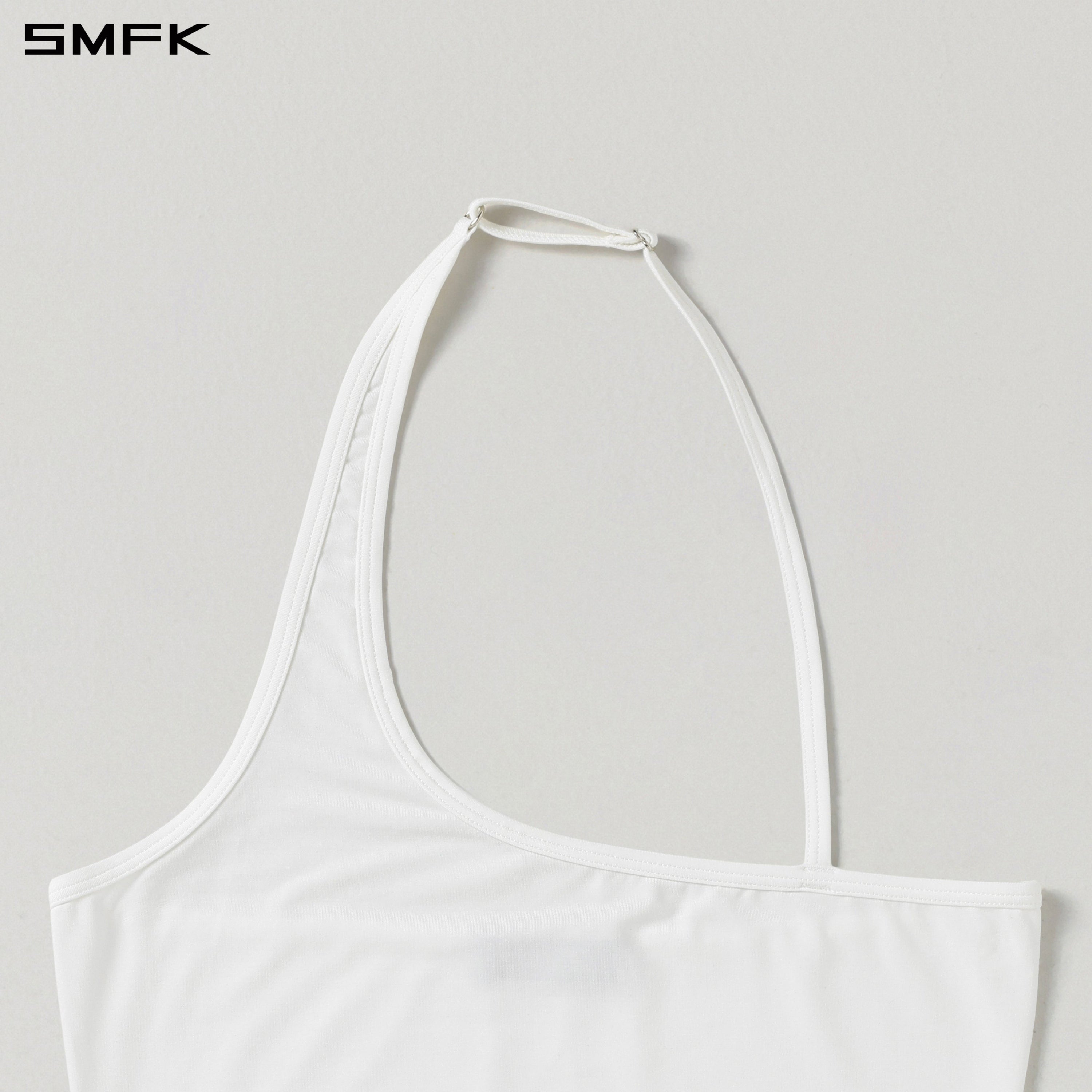 MIRAGE SIREN MIX SLIM CAMISOLE/LENZING MODAL+SILK CLOUD WHITE