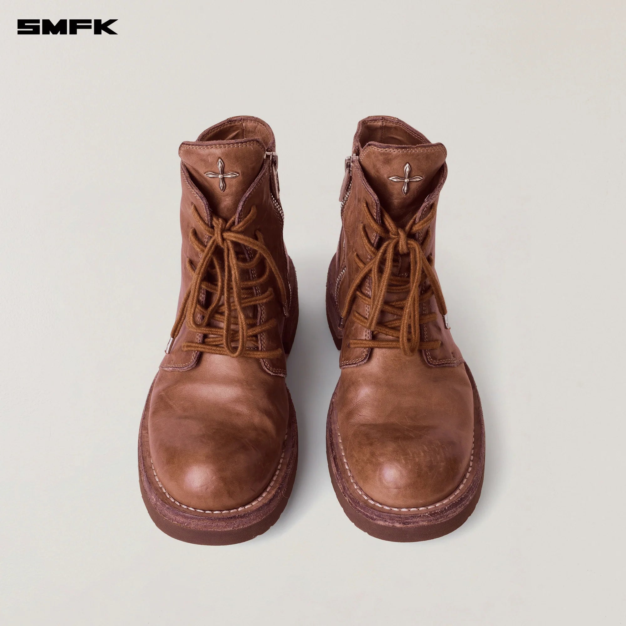 RAGE WILD ORIGIN GOODYEAR HORSE LEATHER MOTORCYCLE BOOTS WILD BROWN