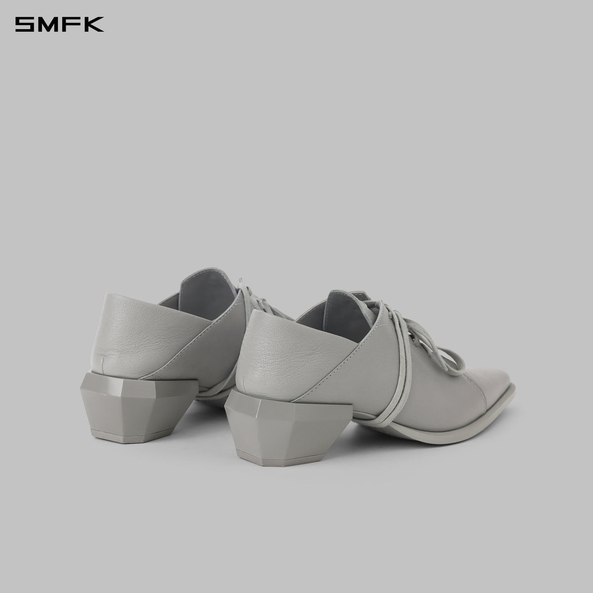 WIZARD DERBY SHOES/CALF/W GLACIER GREY