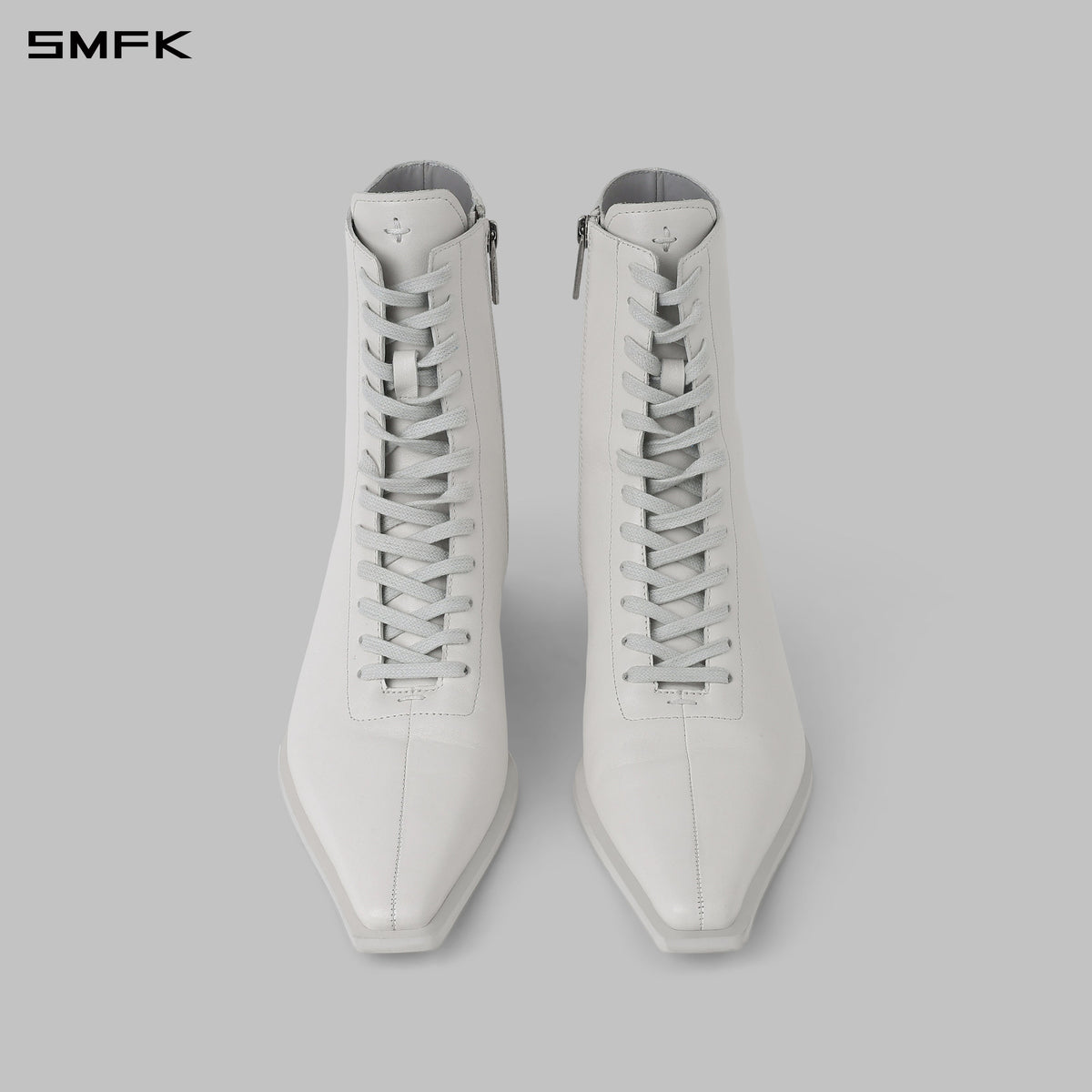 MAGIC MID-TOP OXFORD SHOES/CALF/W CLOUD WHITE