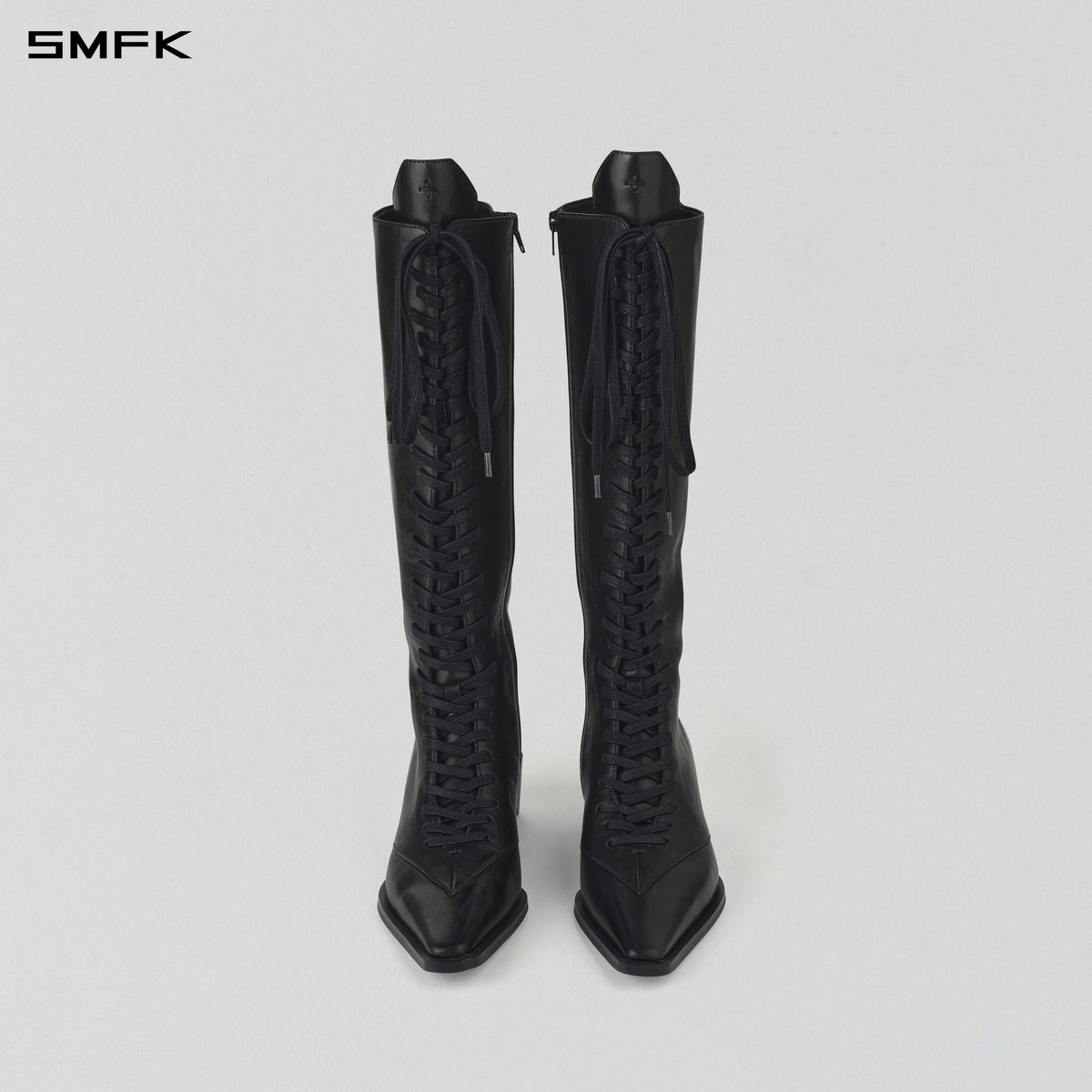 MAGIC TALL OXFORD BOOTS/CALF/W WILD BLACK