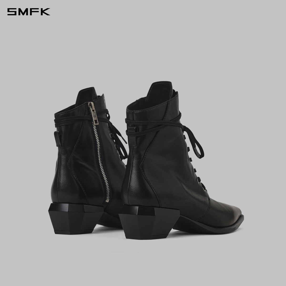 WIZARD MOTORCYCLE BOOTS/COW LEATHER/W WILD BLACK