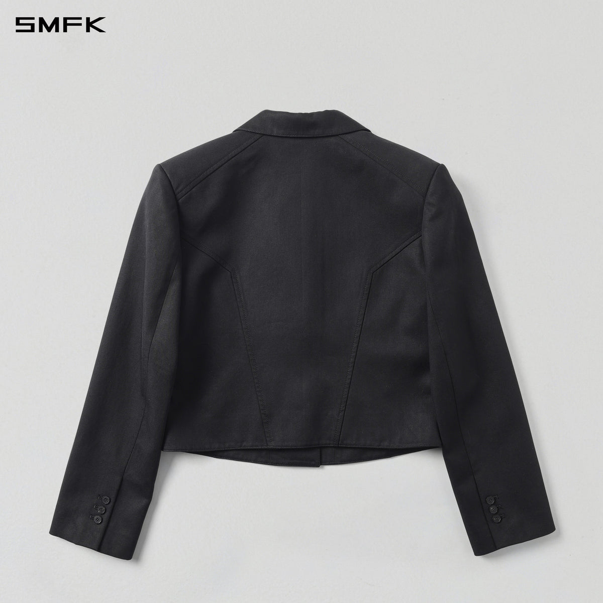 PERMANENT MEDITATE SHORT FORMAL SUIT/LENZING TENCEL+COTTON MIDNIGHT BLACK