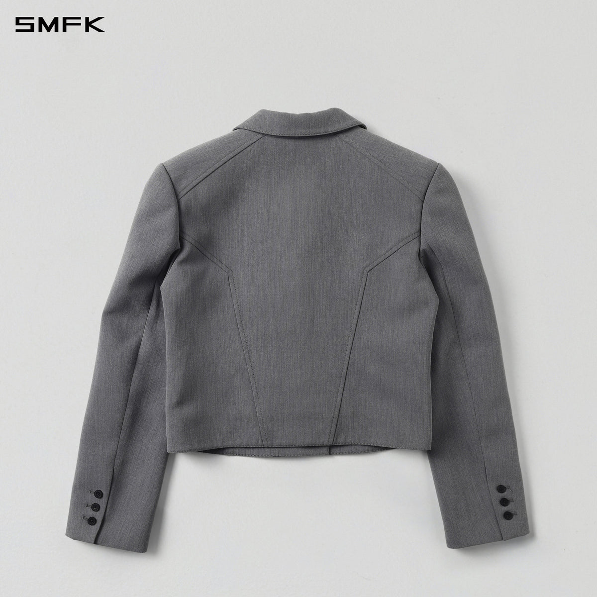 PERMANENT MEDITATE SHORT FORMAL SUIT/POLYESTER+VISCOSE+SPANDEX+WOOL STORM GREY