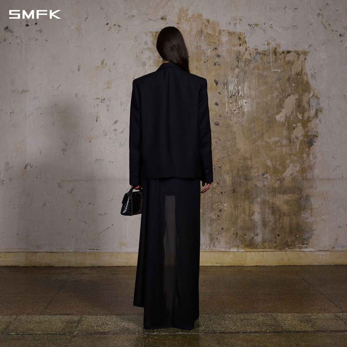 PERMANENT PRISM HANDCRAFT SHANGHAI SUIT/PRISM WOOL/U  MIDNIGHT BLACK