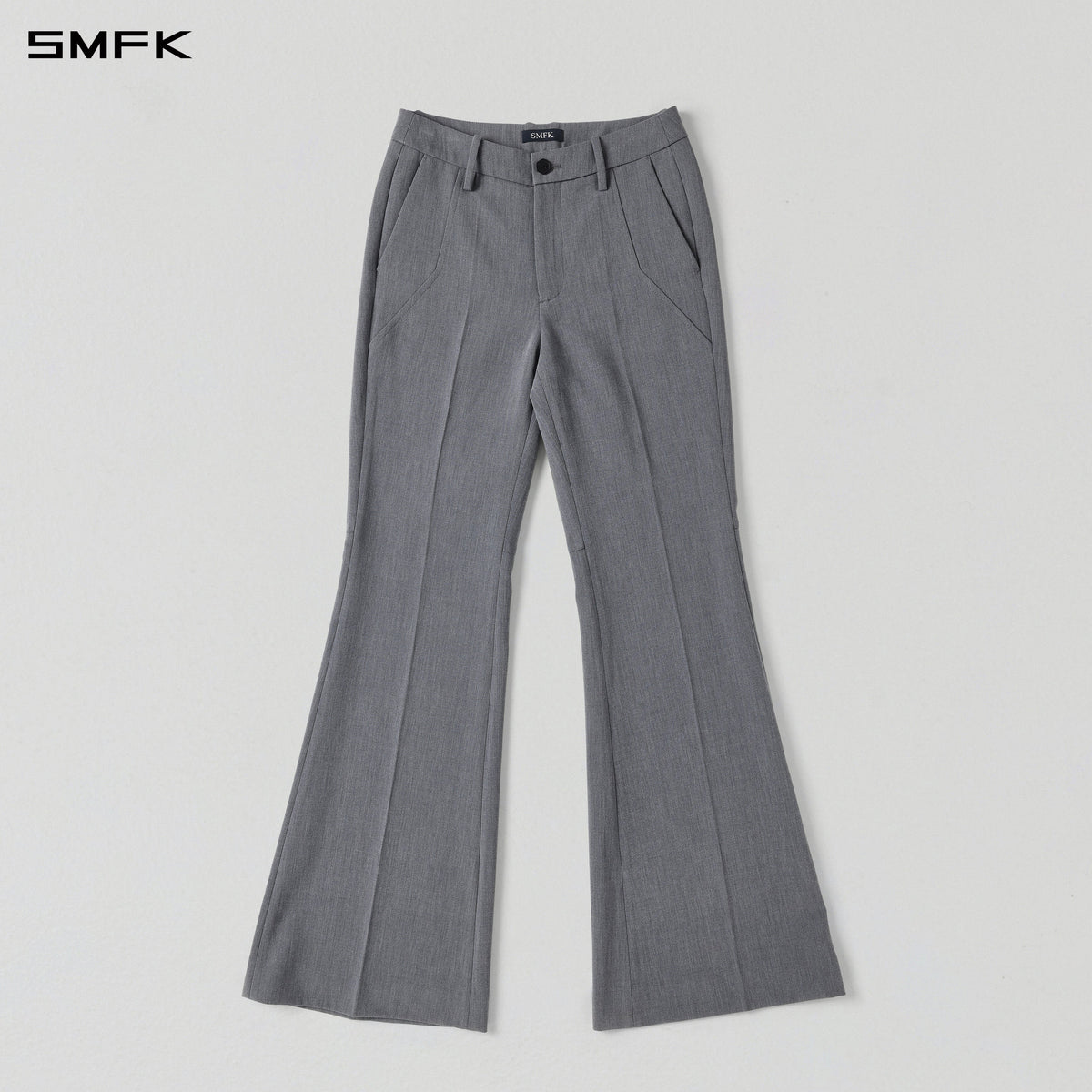 MIRAGE SIREN FORMAL PANTS/POLYESTER+VISCOSE+SPANDEX+WOOL GLACIER GREY