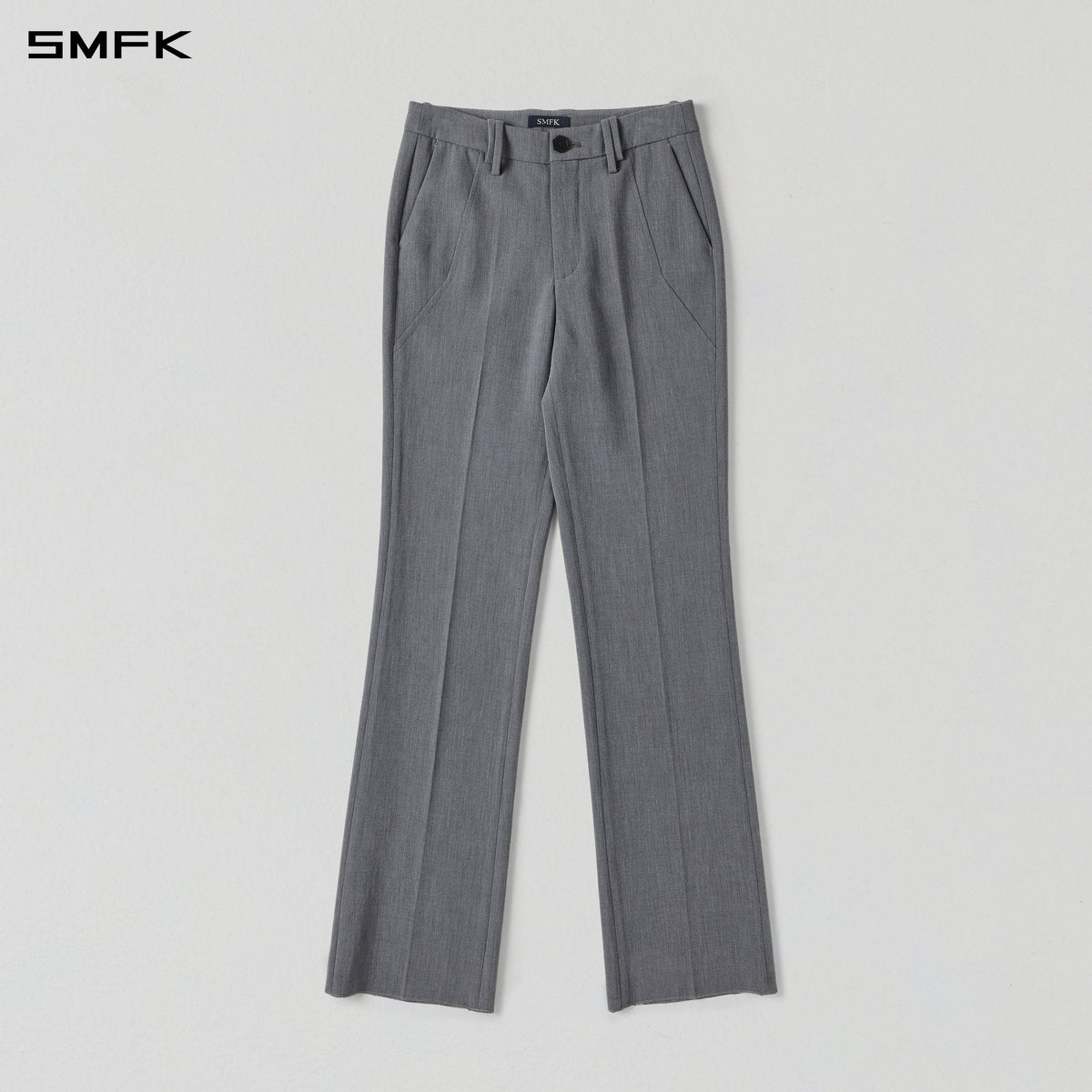 MIRAGE SIREN MIST SLIM FORMAL PANTS/POLYESTER+VISCOSE+SPANDEX+WOOL STORM GREY