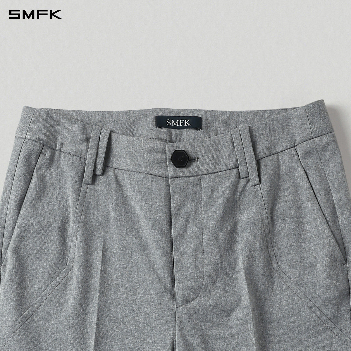 PERMANENT STRT DANCE PANTS/POL YESTER+RAYON+LYOCELL/W SILVER GREY