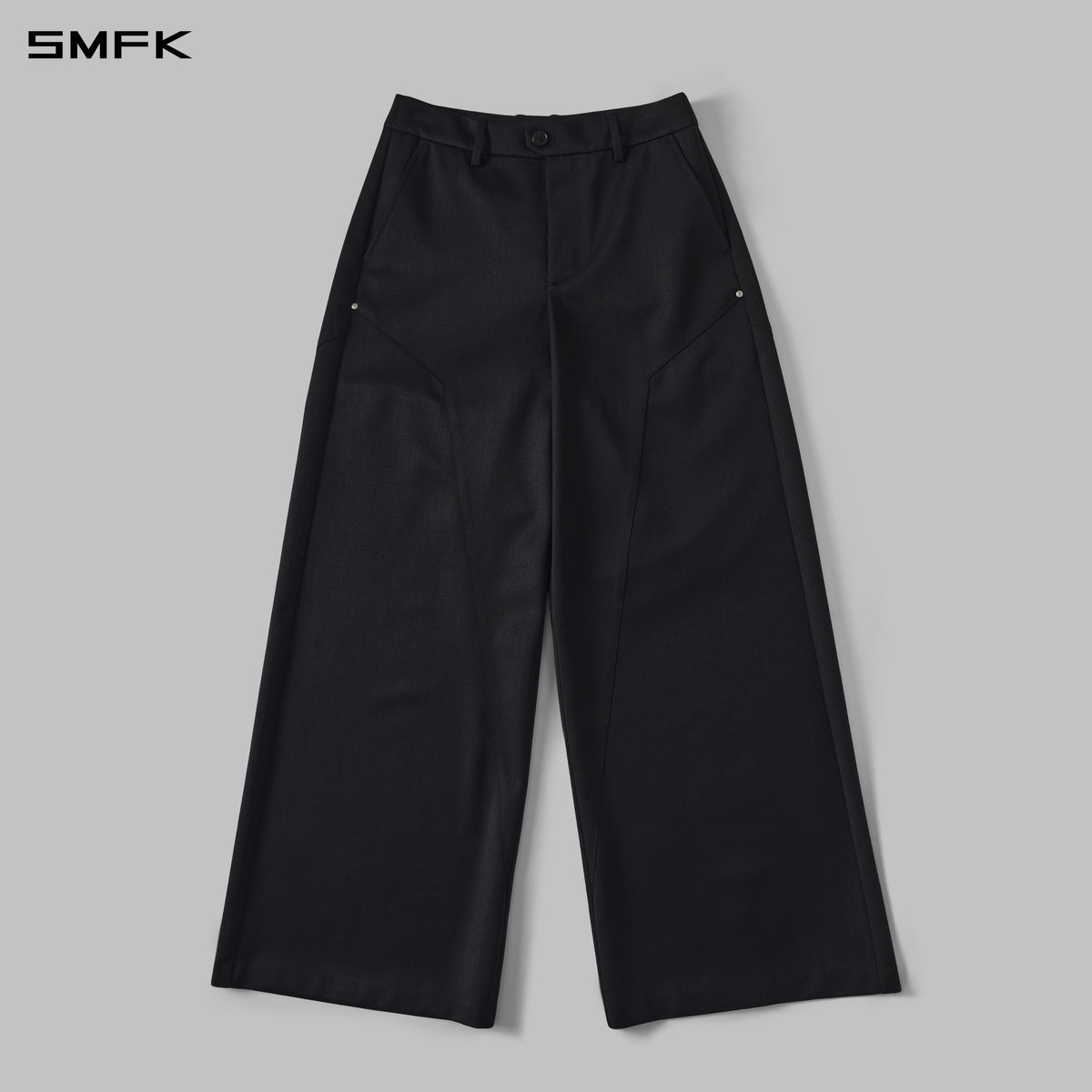 MYTH AEOLUS SYMMETRY TOWER FORMAL PANTS/WOOL/W WILD BLACK