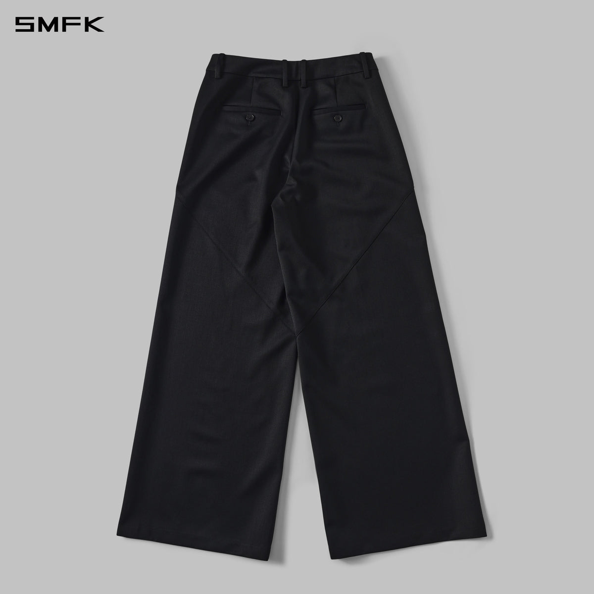 MYTH AEOLUS SYMMETRY TOWER FORMAL PANTS/WOOL/W WILD BLACK