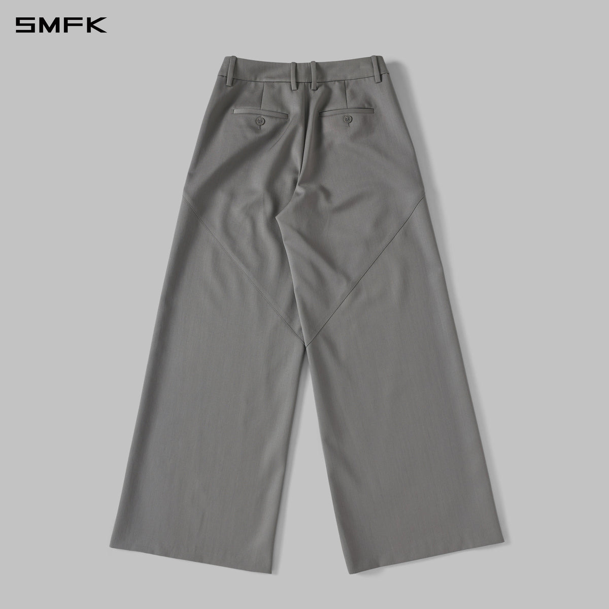 MYTH AEOLUS SYMMETRY TOWER FORMAL PANTS/WOOL/W MIST GREY