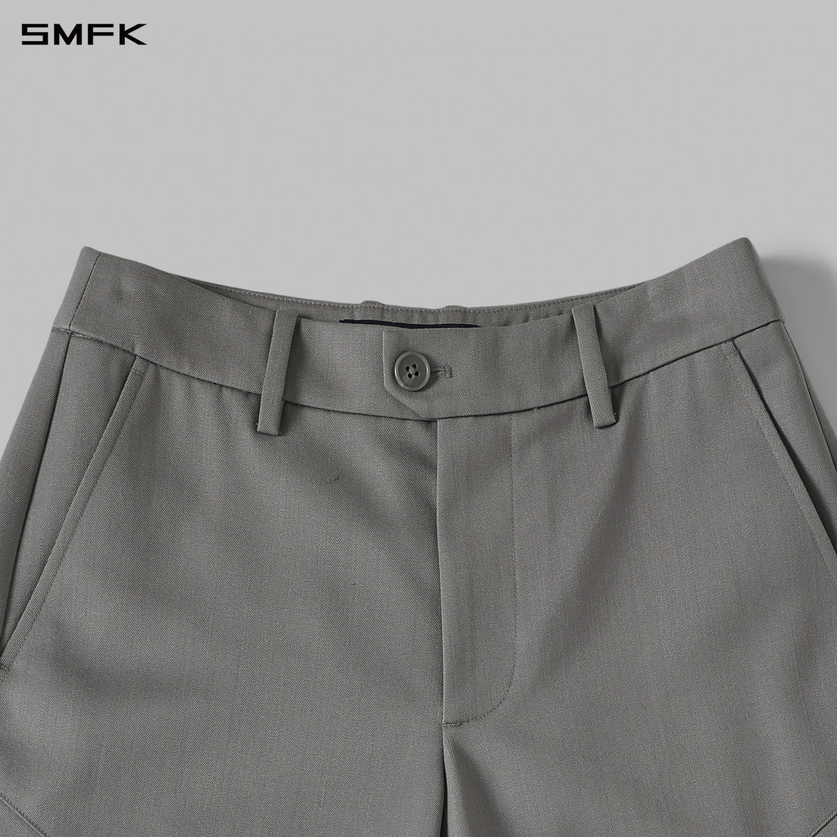 MYTH AEOLUS SYMMETRY TOWER FORMAL PANTS/WOOL/W MIST GREY
