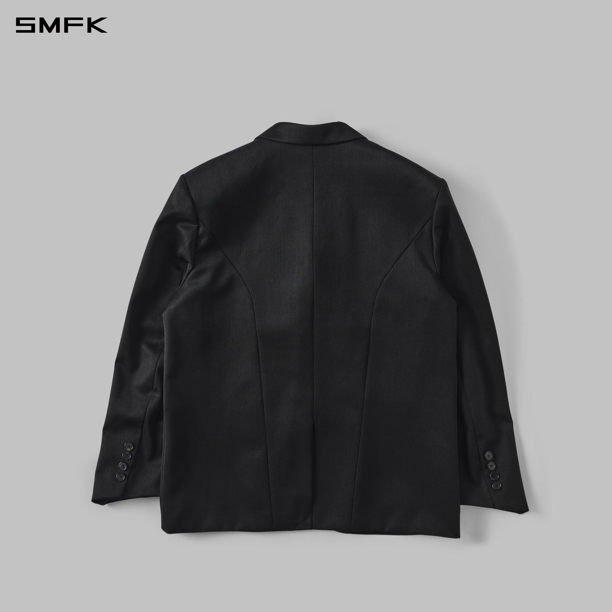MYTH AEOLUS SYMMETRY LOOSE FORMAL SUIT/WOOL/U WILD BLACK