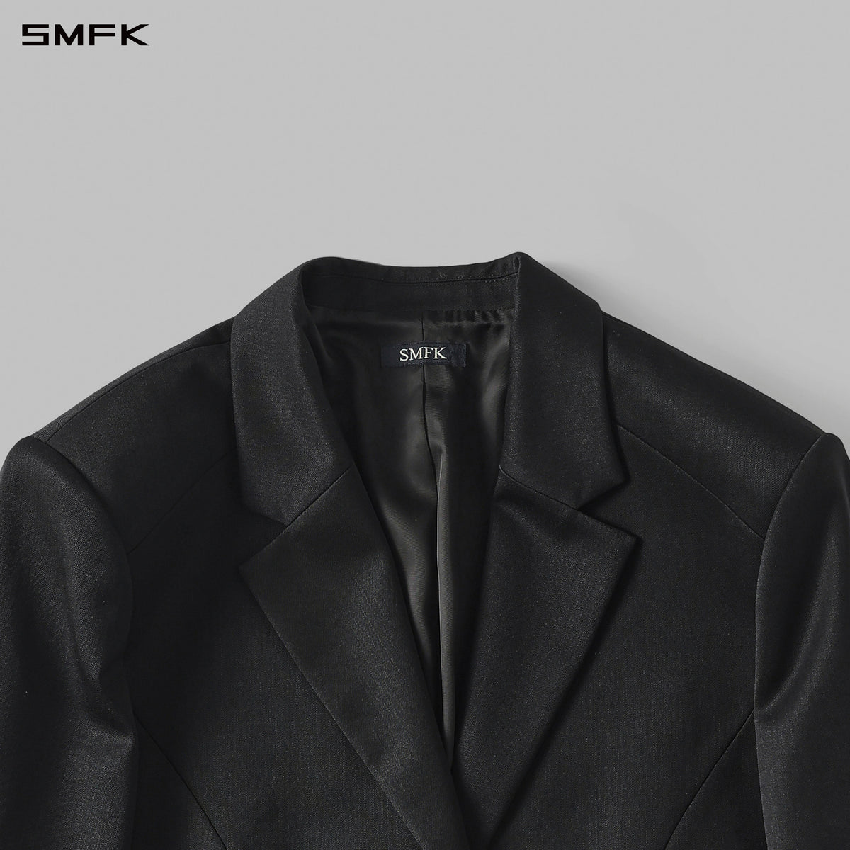 MYTH AEOLUS SYMMETRY LOOSE FORMAL SUIT/WOOL/U WILD BLACK
