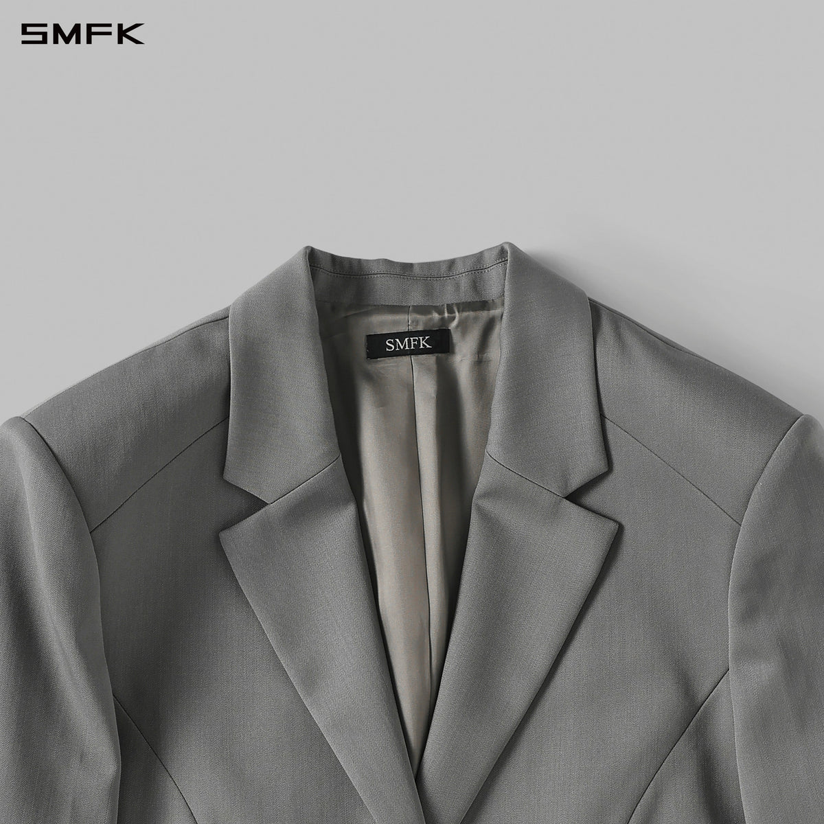 MYTH AEOLUS SYMMETRY LOOSE FORMAL SUIT/WOOL/U MIST GREY