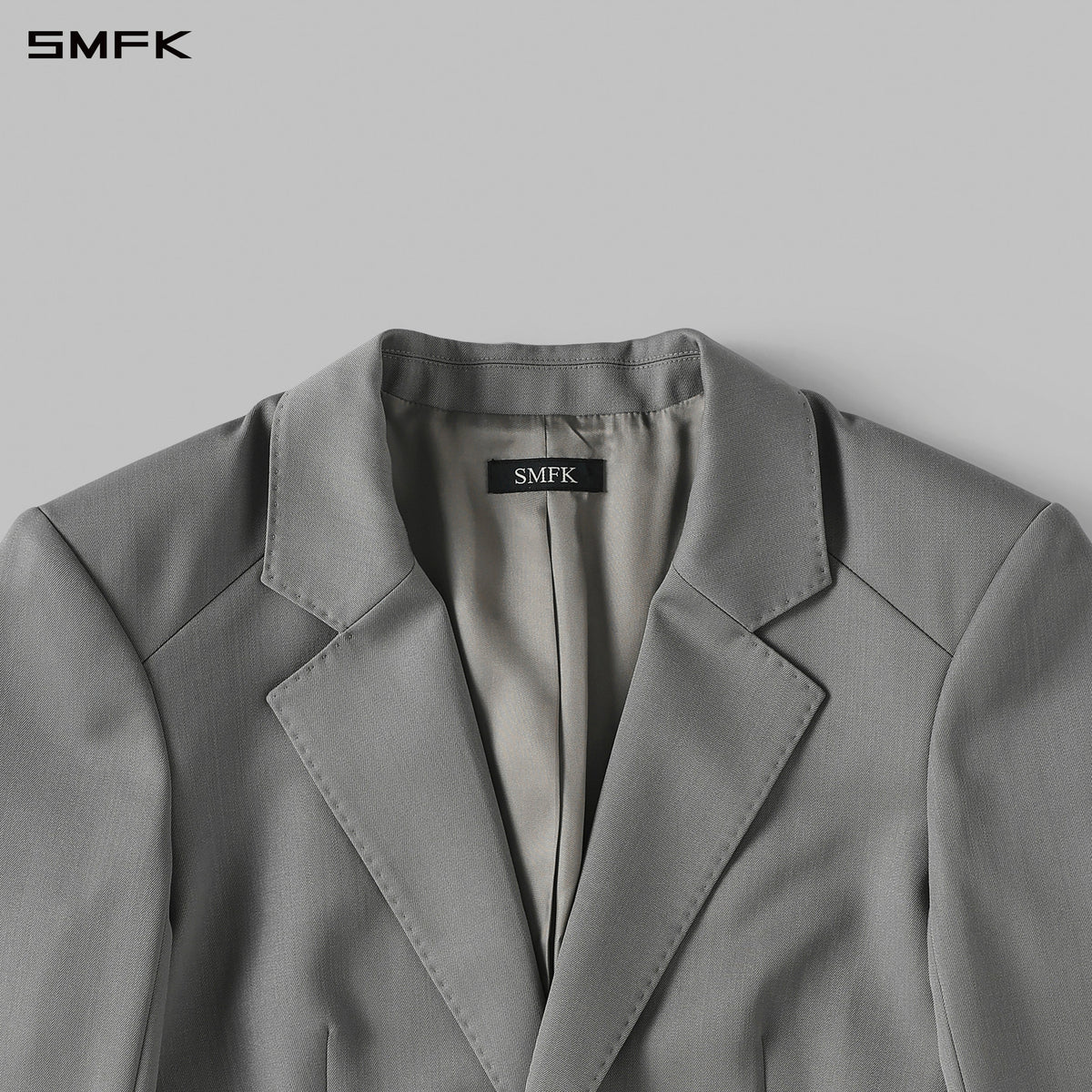 MYTH AEOLUS SYMMETRY SLIM FORMAL SUIT/WOOL MIST GREY