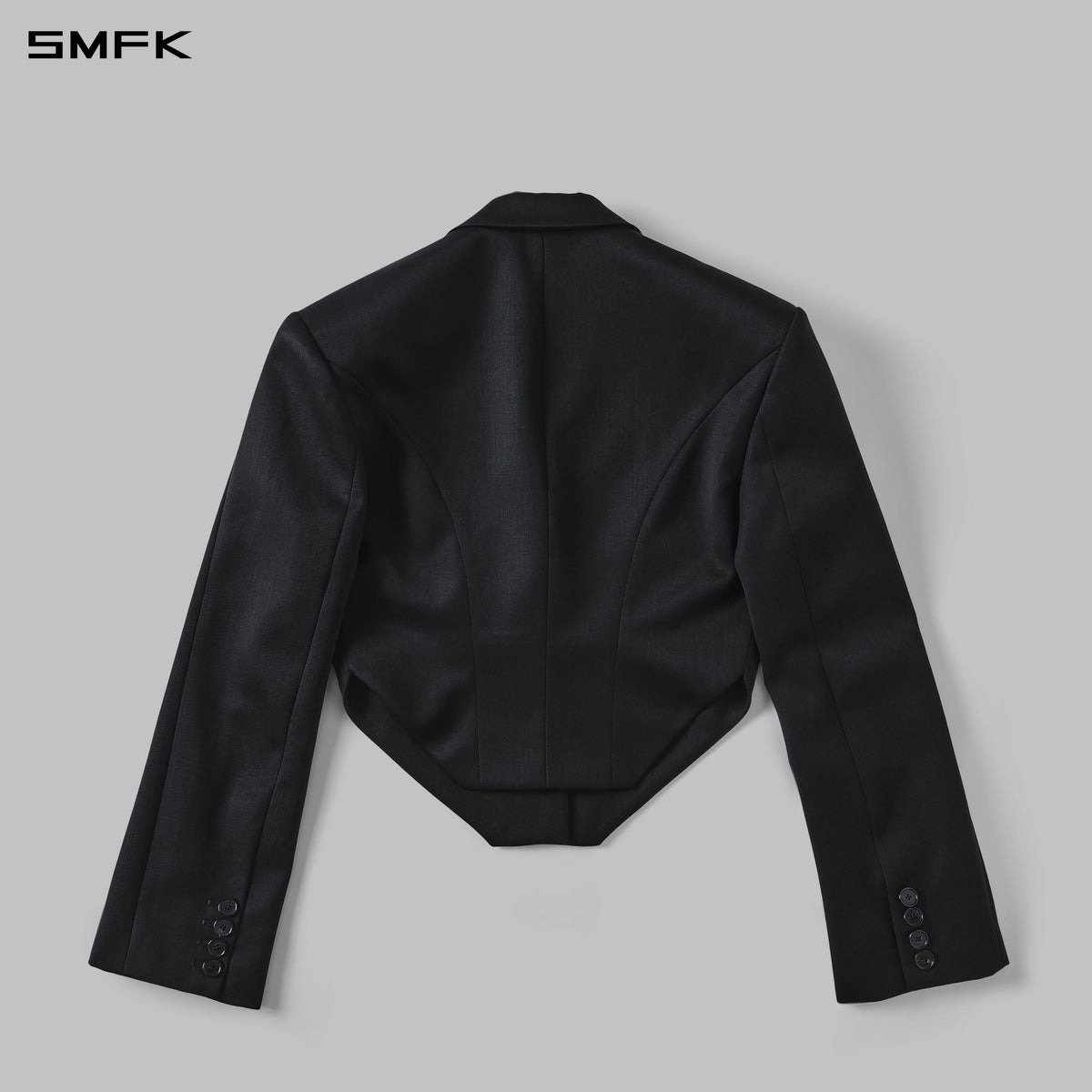 MYTH AEOLUS SYMMETRY CUT FORMAL SHORT SUIT/WOOL WILD BLACK