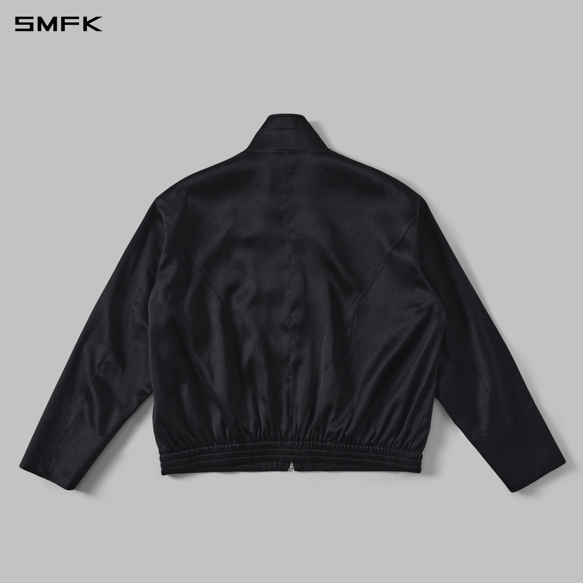 MYTH AEOLUS SYMMETRY LOOSE TRAINING JACKET /LENZING TENCL/U METALLIC BLACK