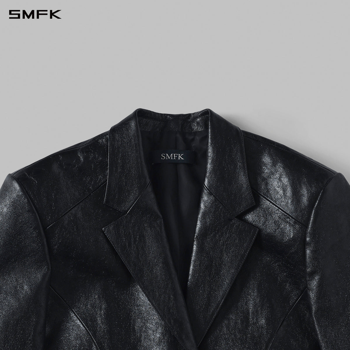MYTH AEOLUS SYMMETRY LOOSE CHINESE FORMAL SUIT/LINEN/U MIDNIGHT BLACK