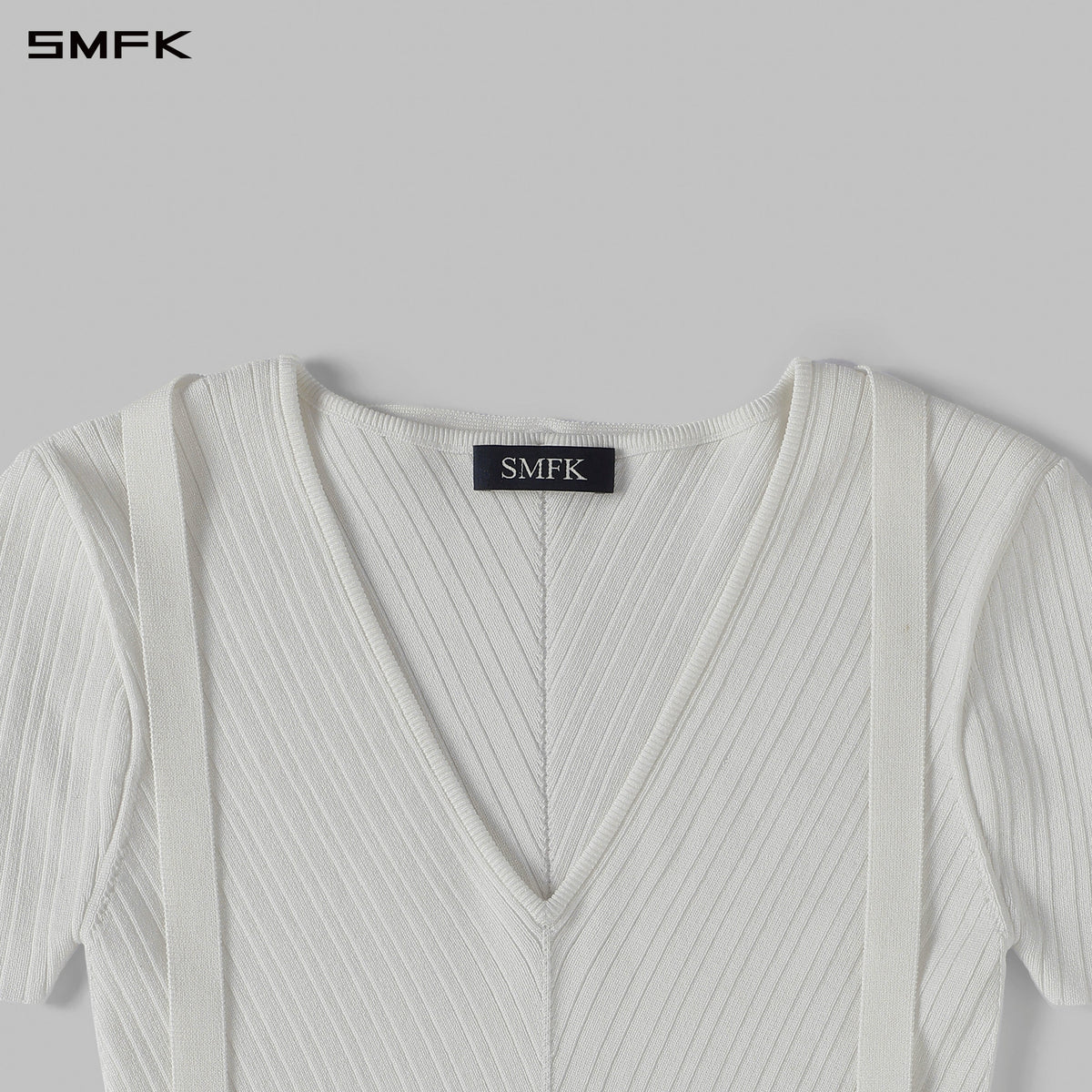 MYTH AEOLUS EVENING KNIT TEE /LENZING TENCEL+SILK+COTTON CLOUD WHITE