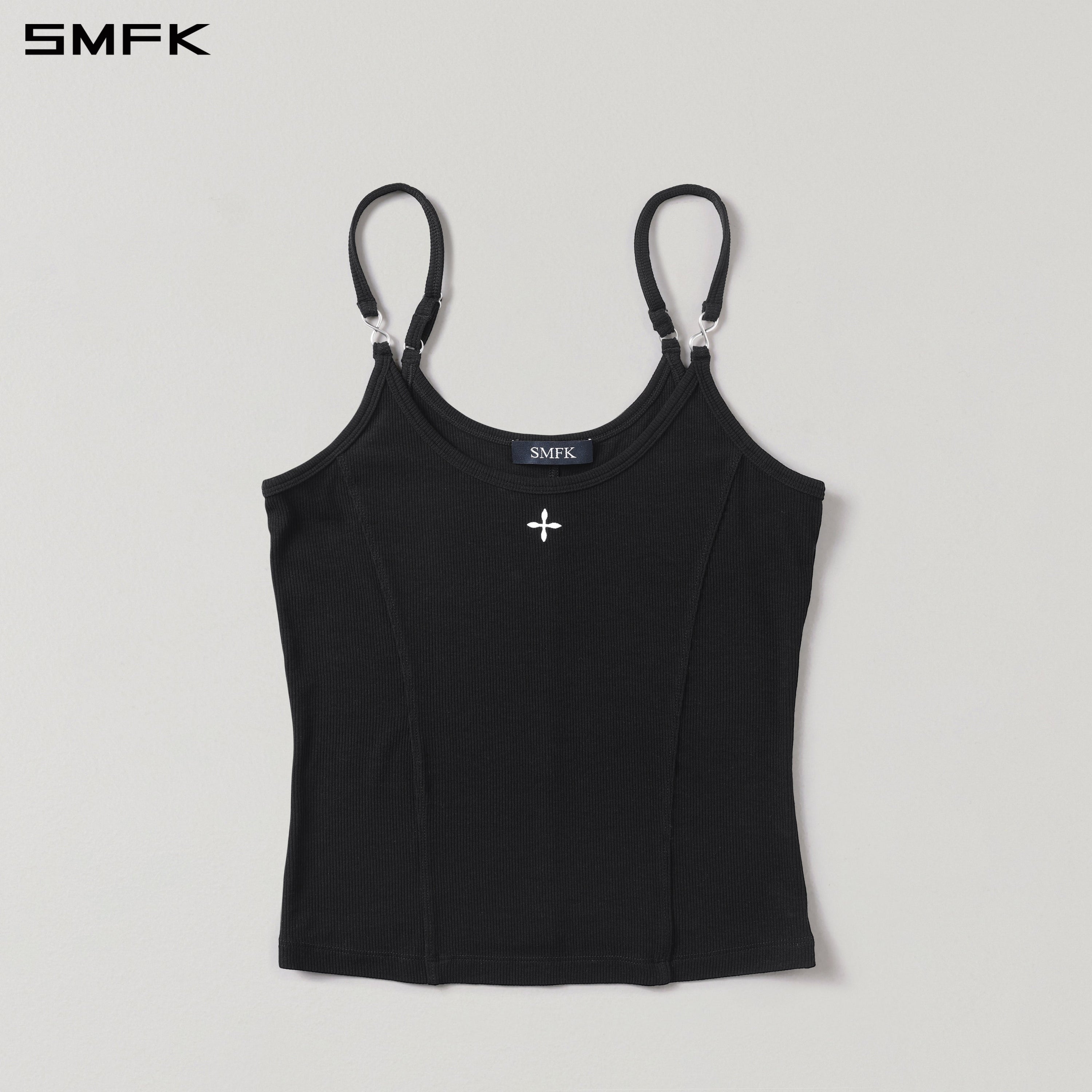 PERMANENT INFINITY SPORTS CAMISOLE/ACETATE+VISCOSE+ACRYLIC+SPANDEX+WOOL WILD BLACK