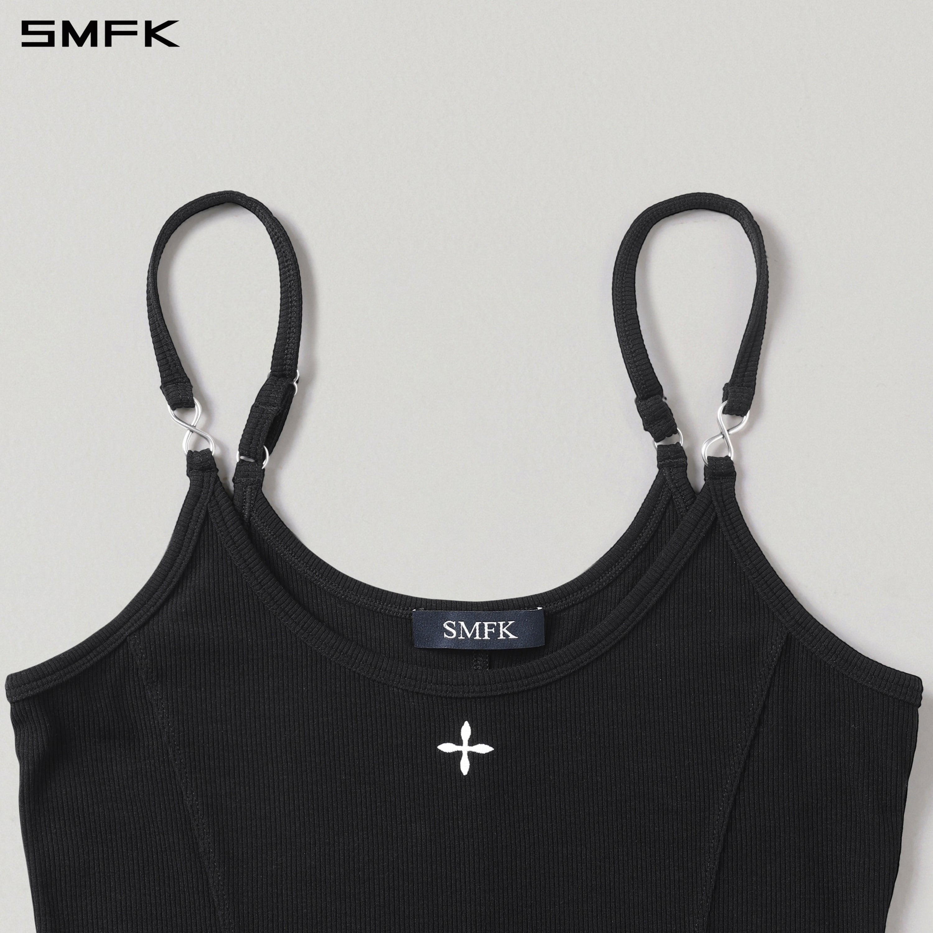 PERMANENT INFINITY SPORTS CAMISOLE/ACETATE+VISCOSE+ACRYLIC+SPANDEX+WOOL WILD BLACK