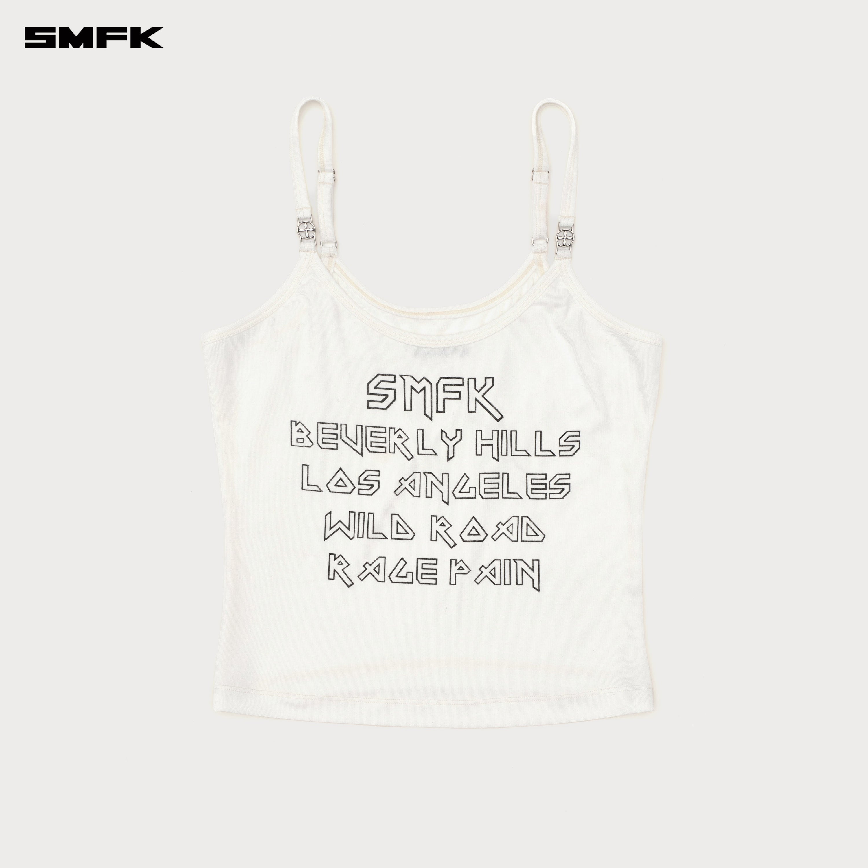 Future Mirage Sports Strap Top (Beverly Hills Edition)  Snowy Mountain White