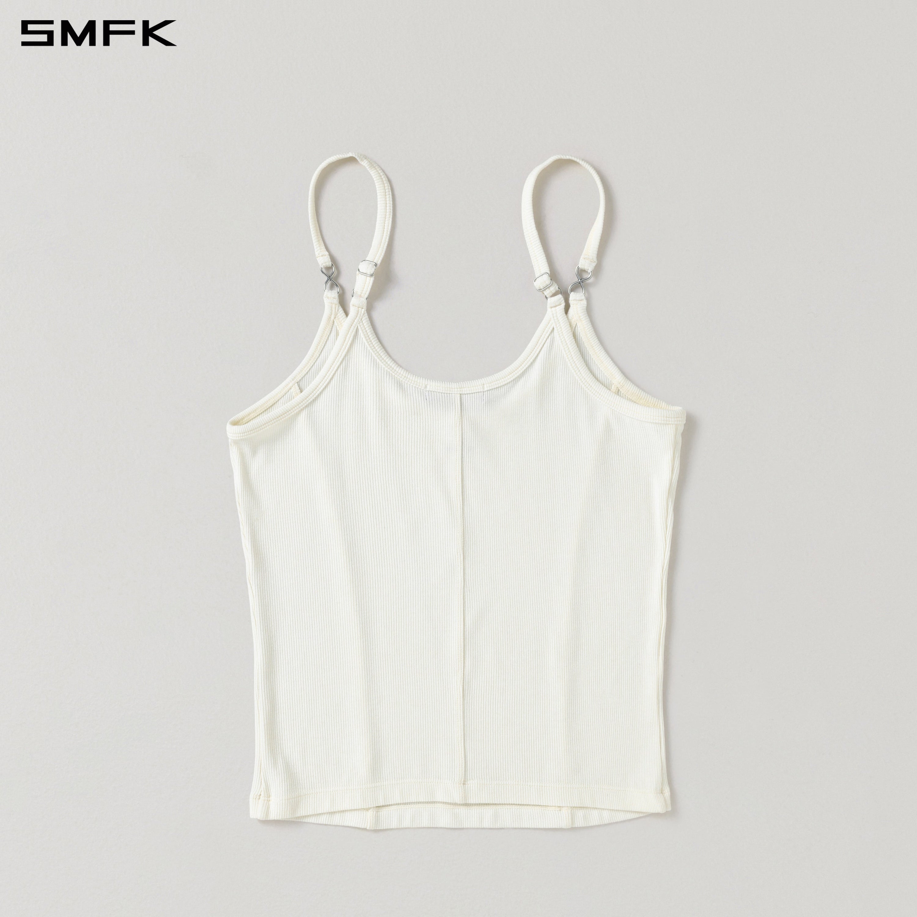 PERMANENT INFINITY SPORTS CAMISOLE/ACETATE+VISCOSE+ACRYLIC+SPANDEX+WOOL CLOUD WHITE