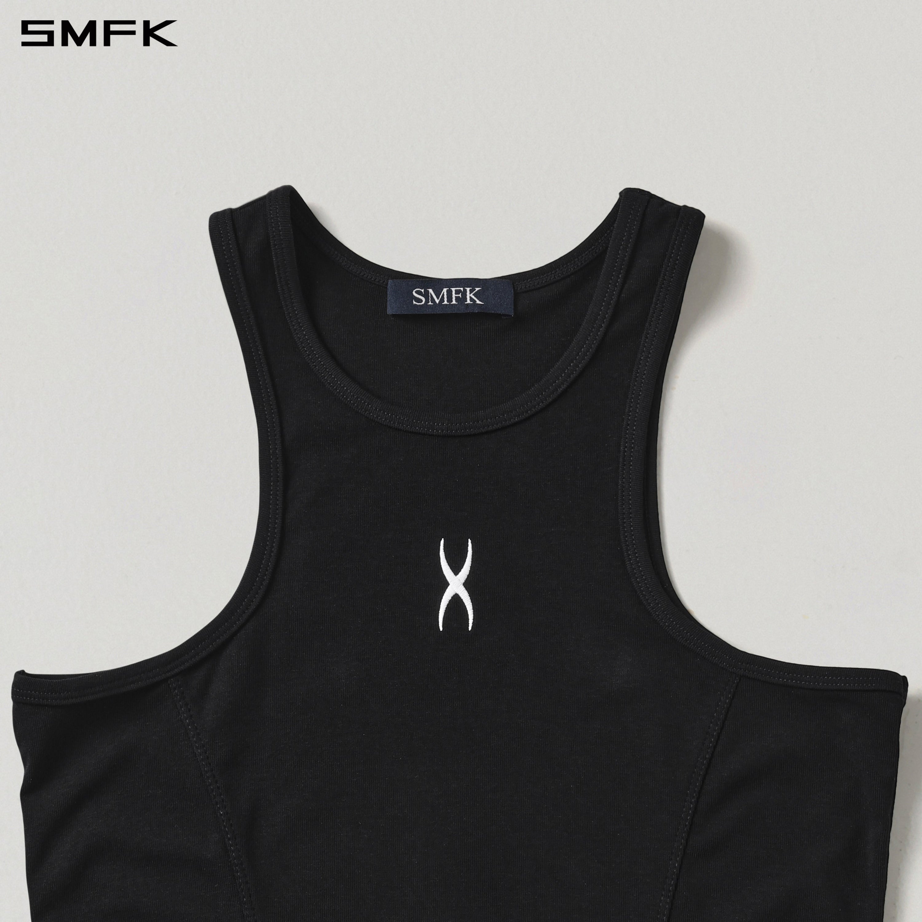 PERMANENT DNA SPORTS TANK/ACETATE+LENZING MODAL WILD BLACK