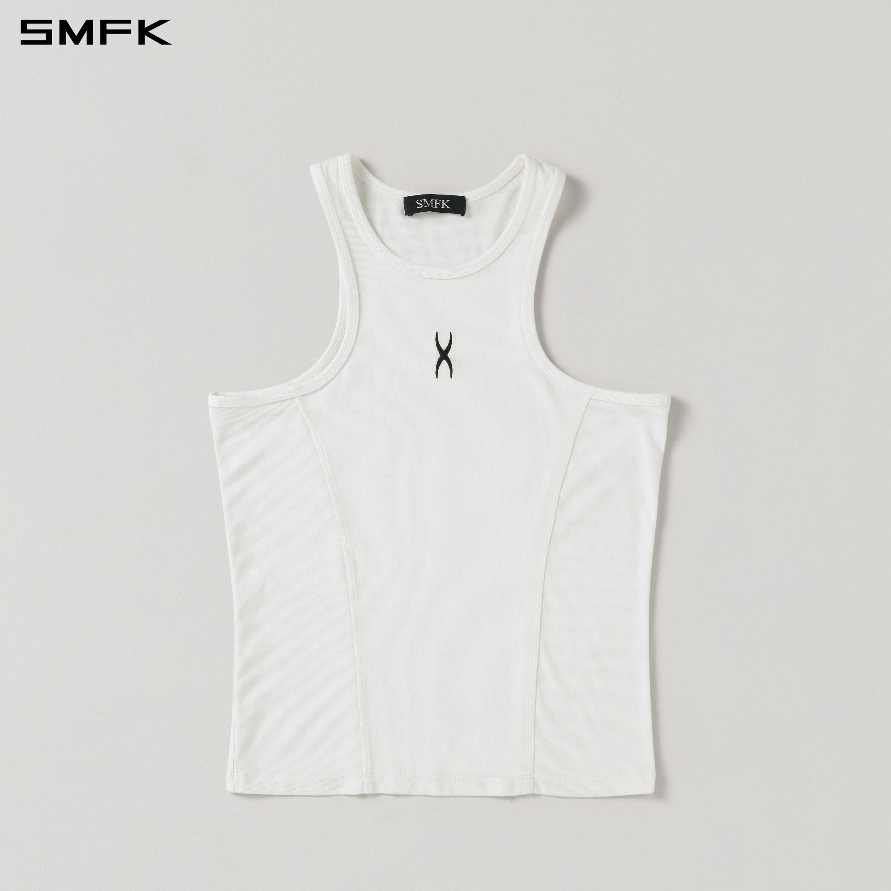 PERMANENT DNA SPORTS TANK/ACETATE+LENZING MODAL CLOUD WHITE