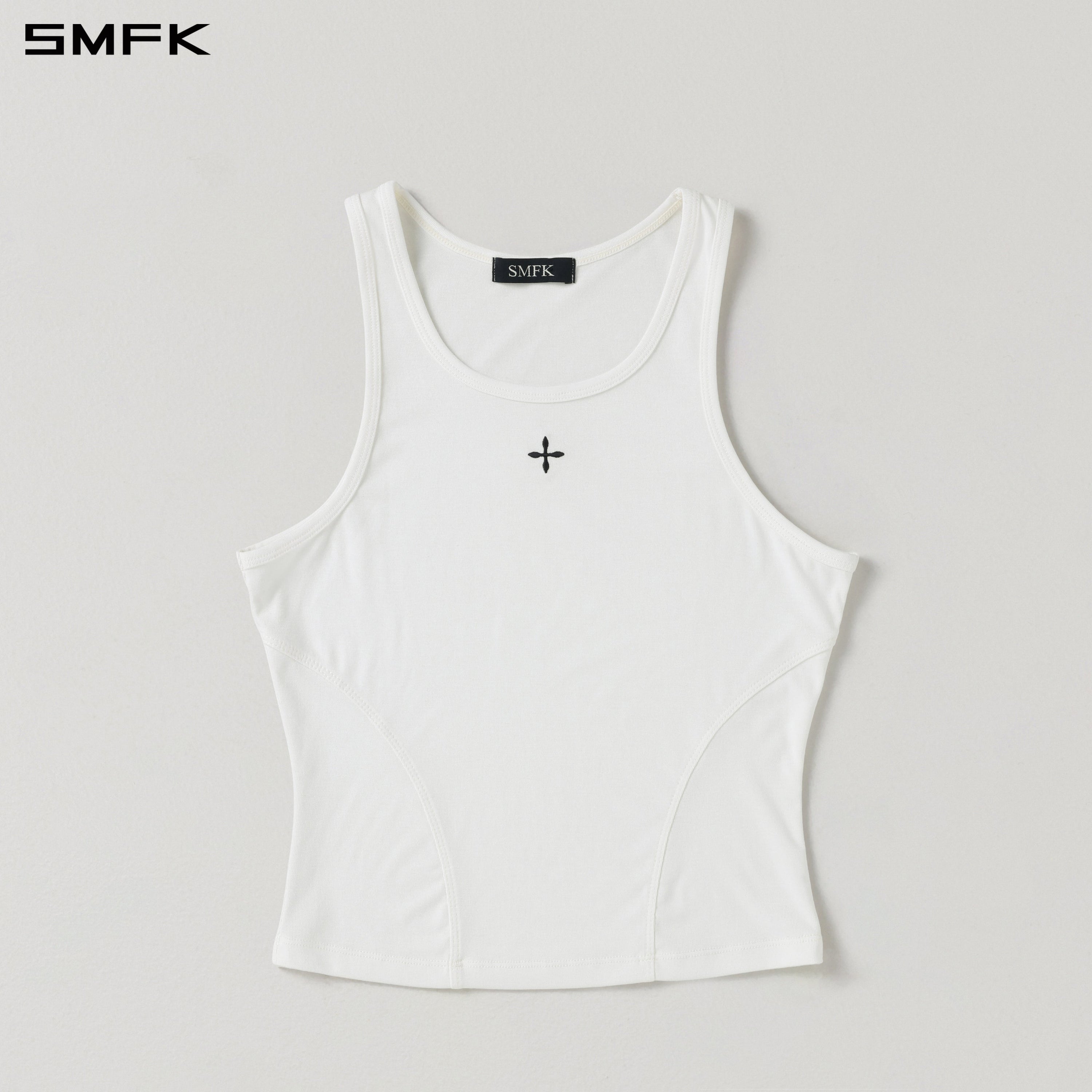 MYTH SEER SLIM SPORTS TANK/ACETATE+LENZING MODAL CLOUD WHITE