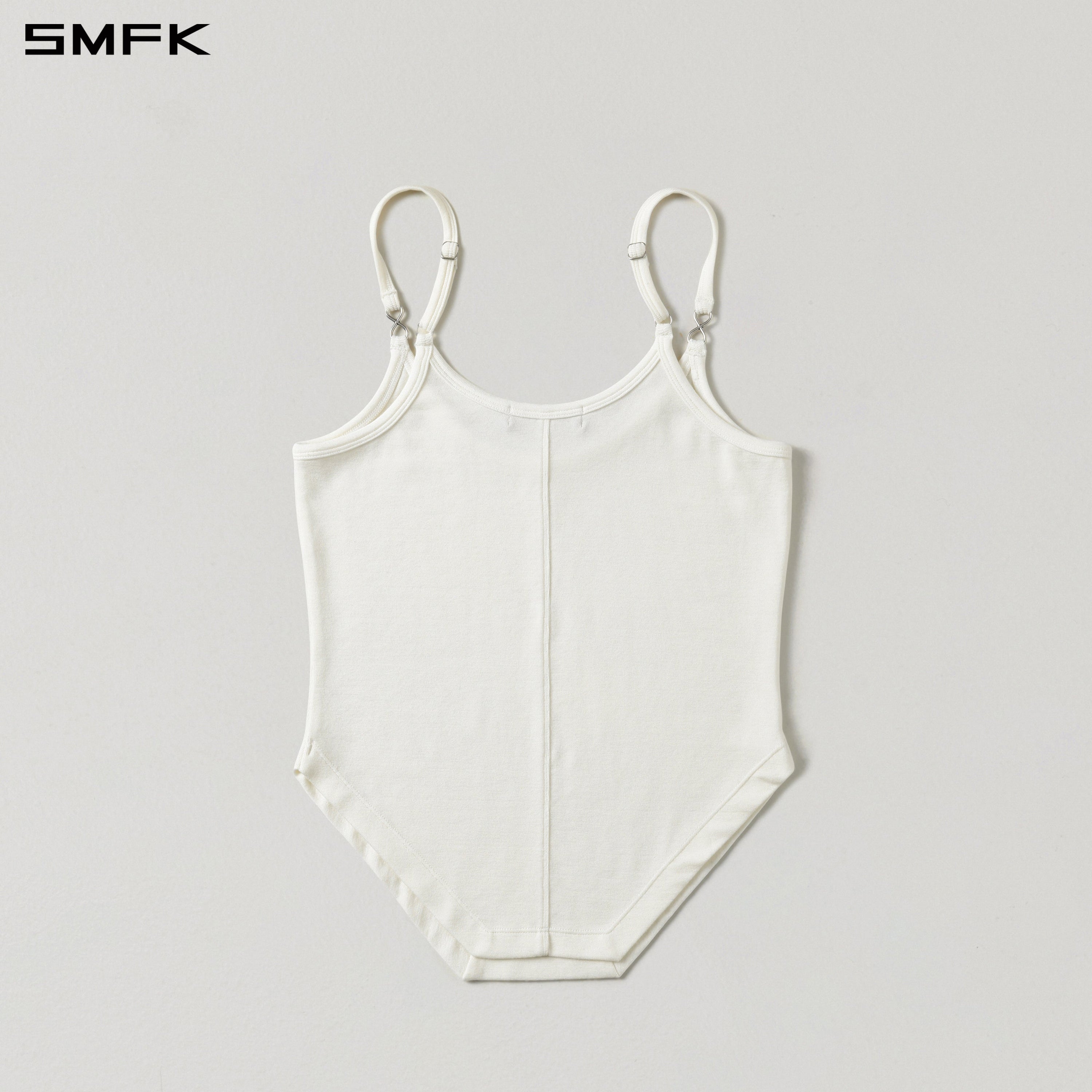 MYTH AEOLUS TRAPE CAMISOLE/LENZING TENCEL +WOOL CLOUD WHITE