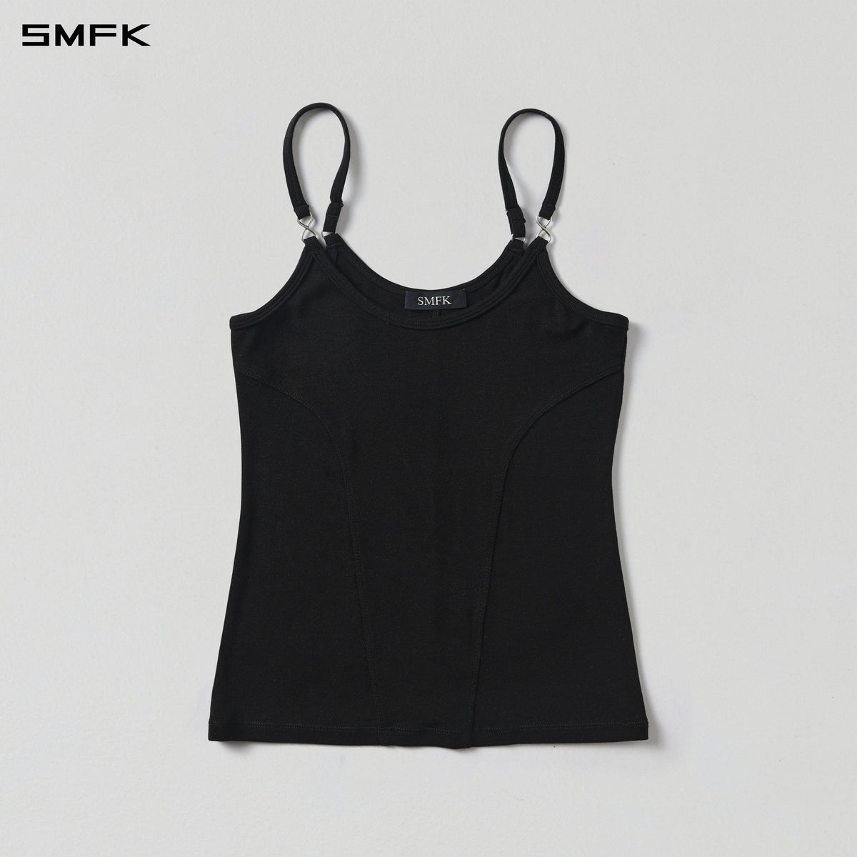 MYTH AEOLUS LONG CAMISOLE/LENZING TENCEL +WOOL WILD BLACK